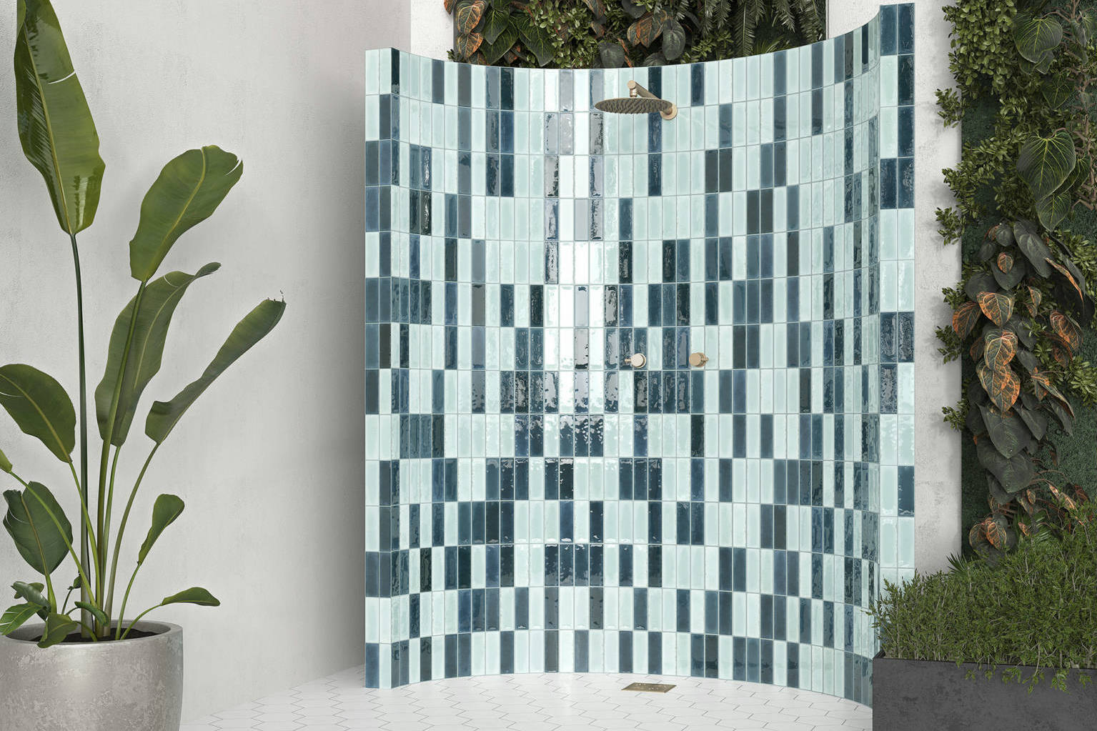 Barcelona Sky and Blue 3x9 | Roma Tile NY