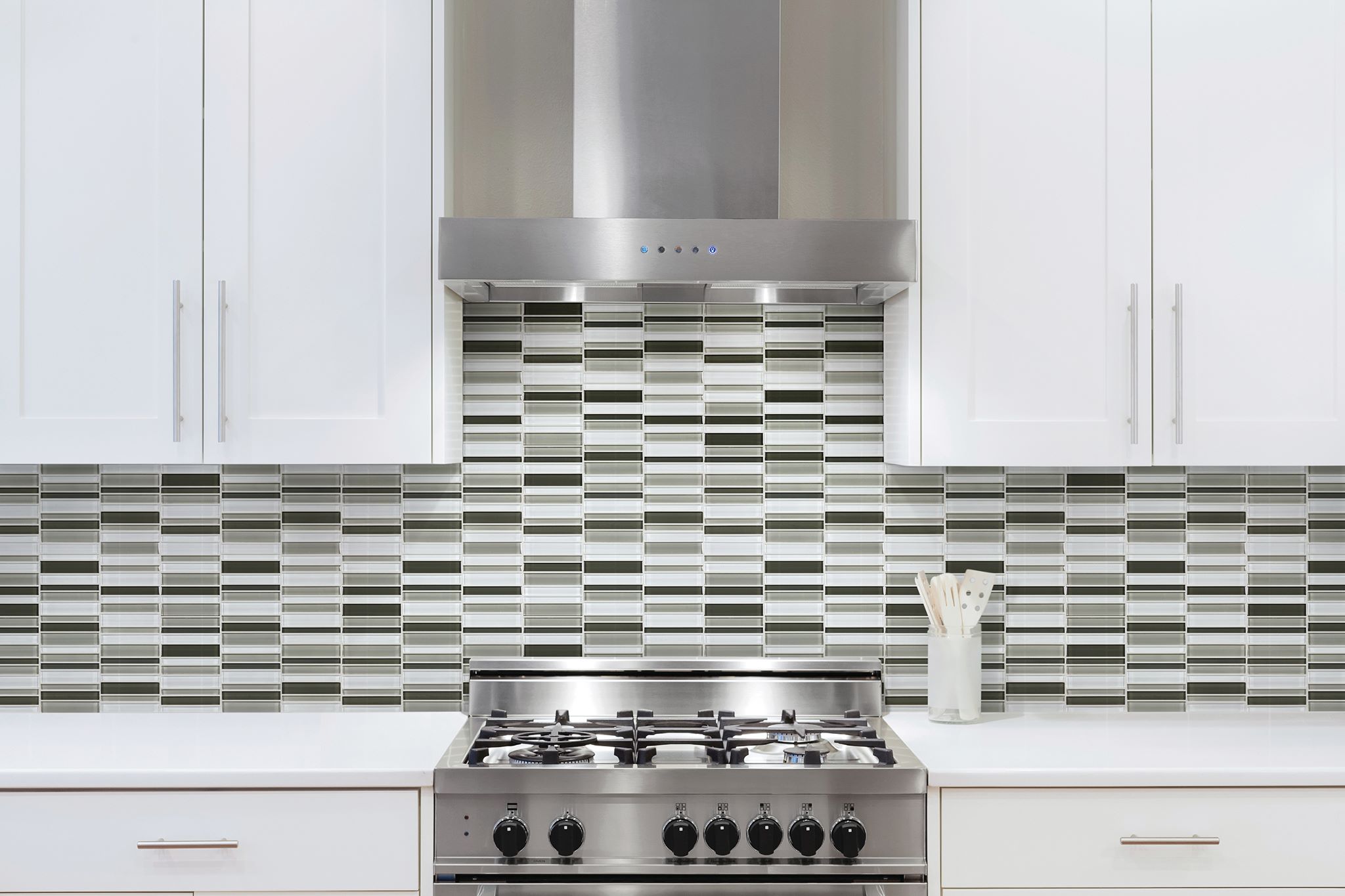 Bliss Element Mineral Blend Stacked Mosaic | Roma Tile NY