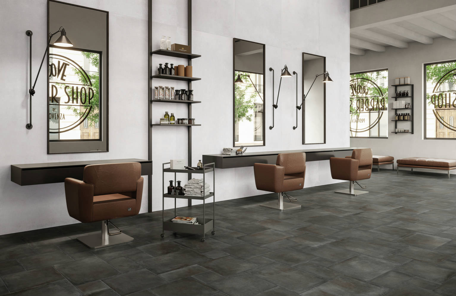 Charleston Palms Steel Modular 3 | Roma Tile NY