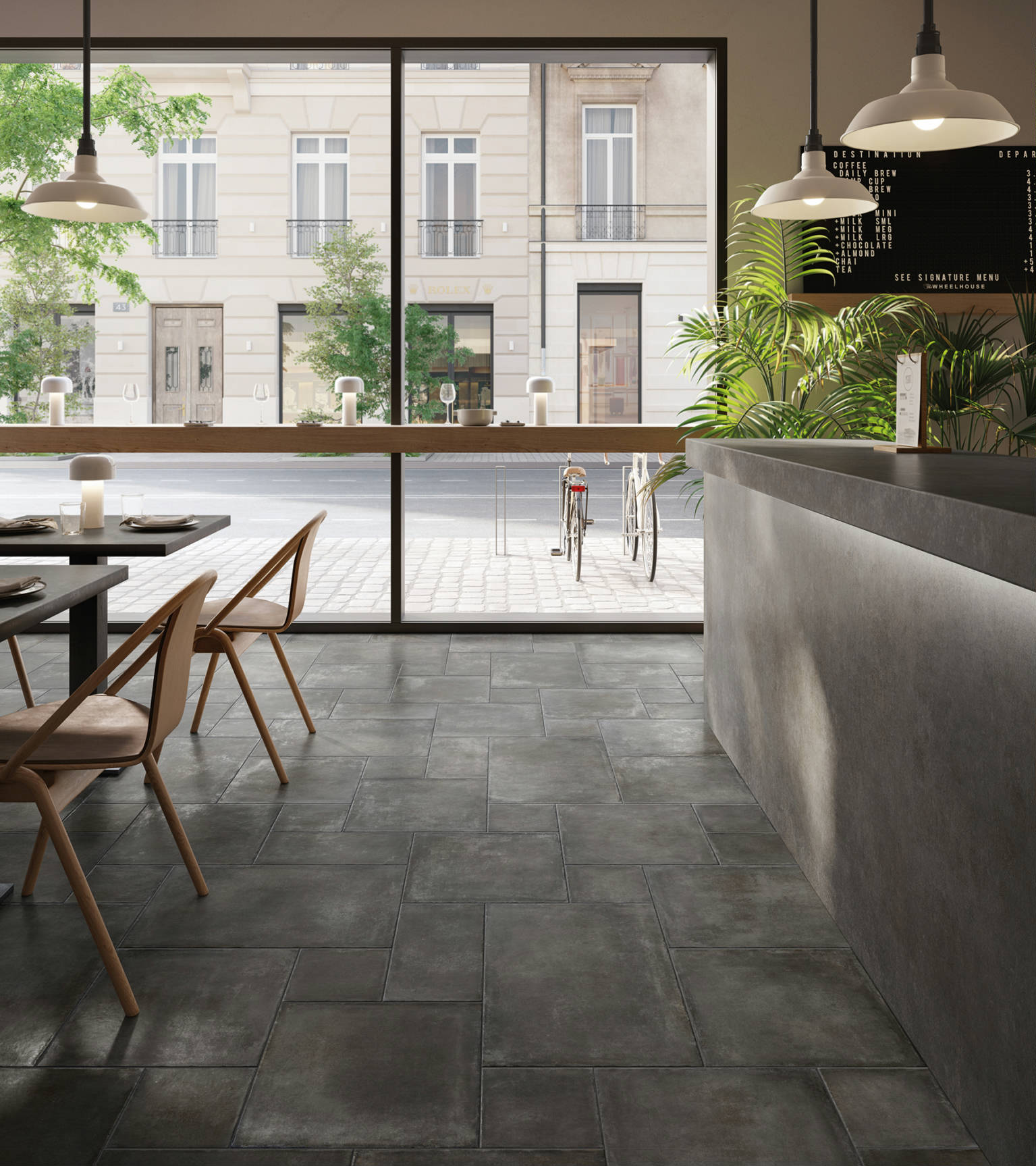 Charleston Palms Steel Modular | Roma Tile NY