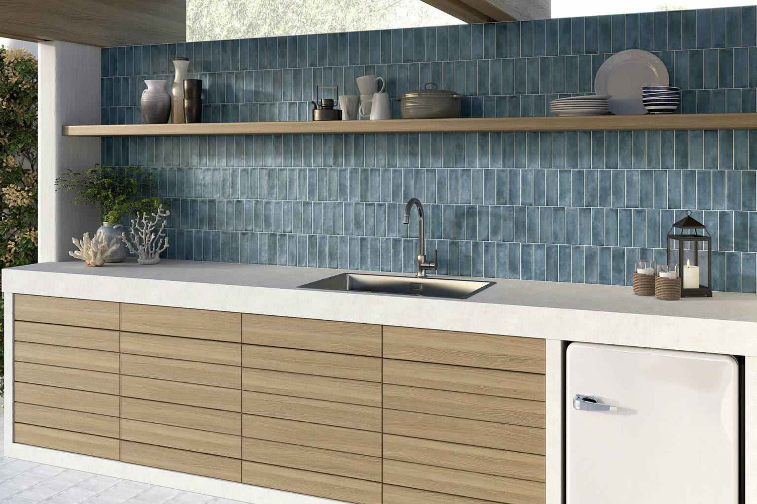 Lisbon 2X6 Blue | Roma Tile NY