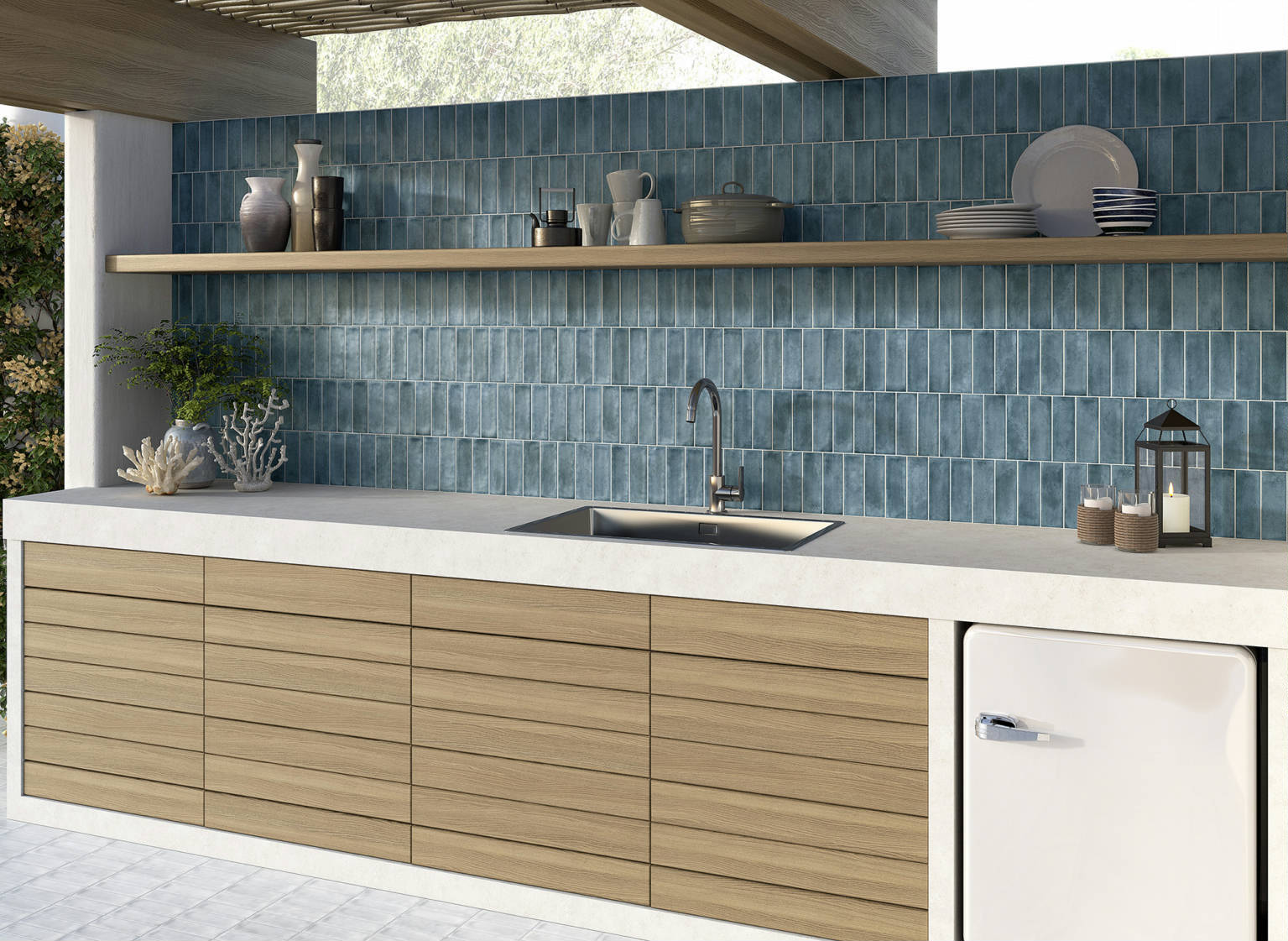 Lisbon 2X6 Blue | Roma Tile NY