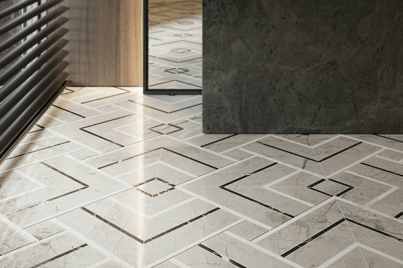 Luxury Roma Argento Picco Mosaic 3 | Roma Tile NY