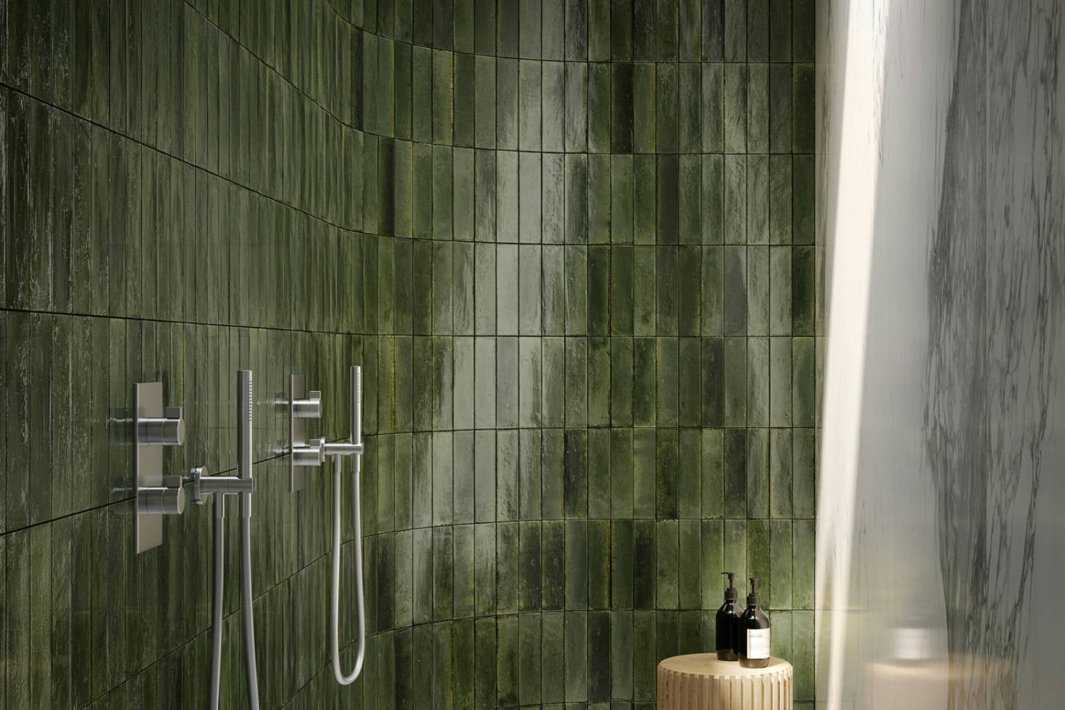 Manhattan Greenwich Green 2x9 0 | Roma Tile NY