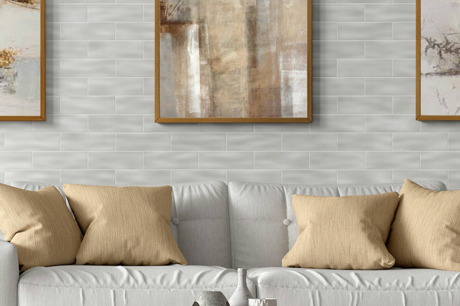 Matte Flint Brickwork Mosaic | Roma Tile NY