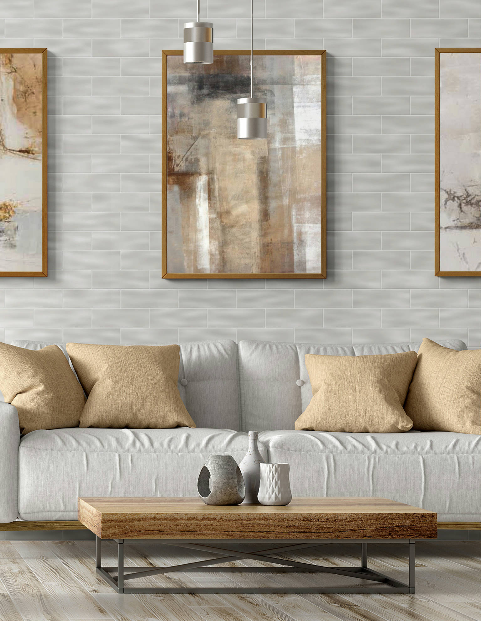 Matte Flint Brickwork Mosaic | Roma Tile NY