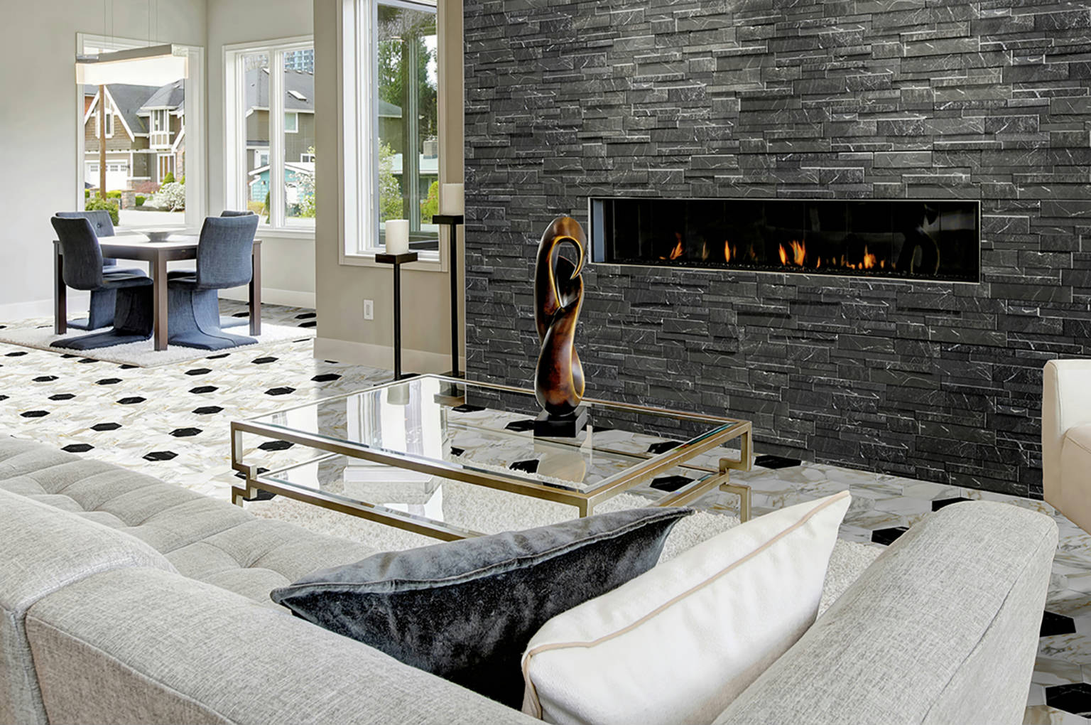 Milan Dante Nero 0 | Roma Tile NY