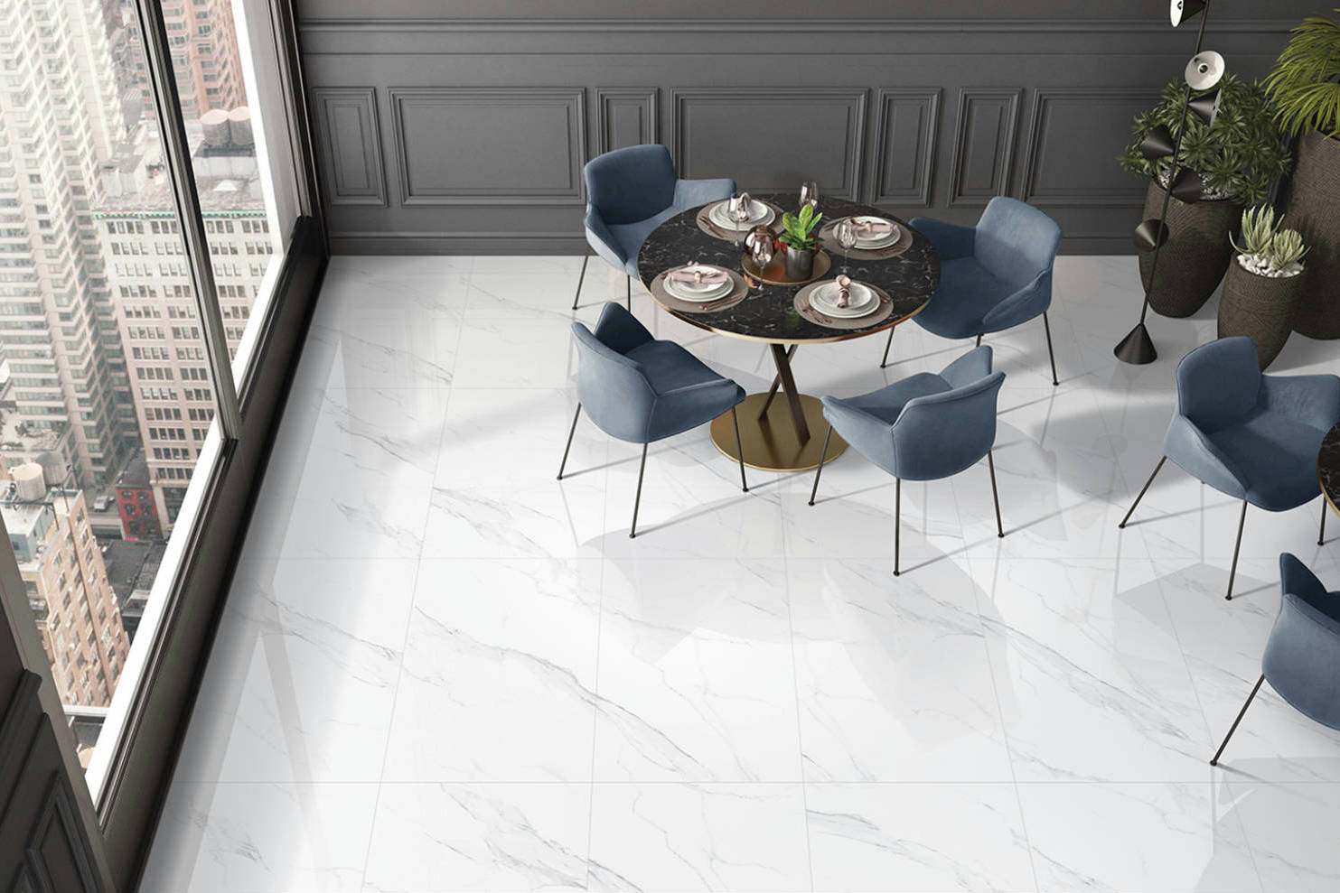 Treasure Statuario 24x48 Polished | Roma Tile NY