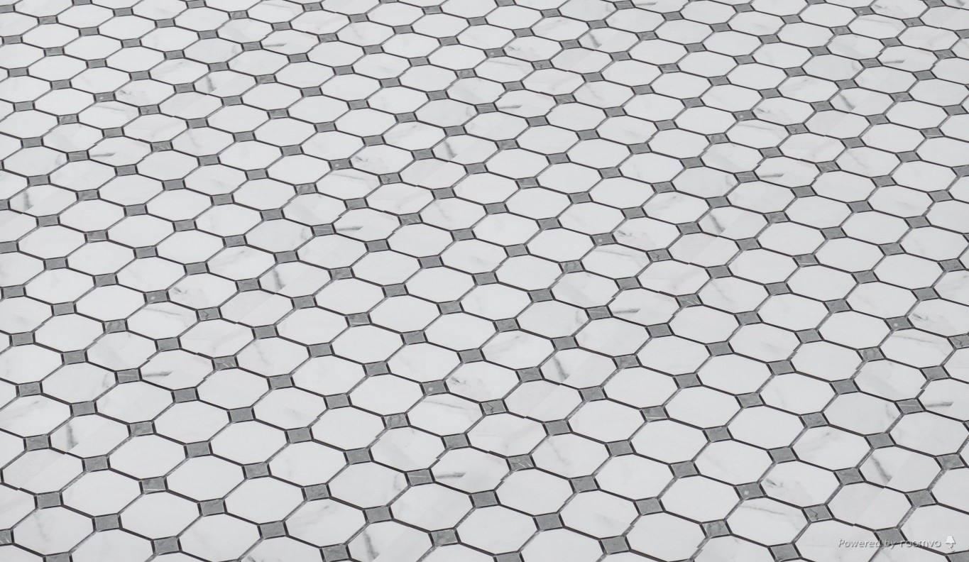 Treasure Statuario Octagon / Dot | Roma Tile NY