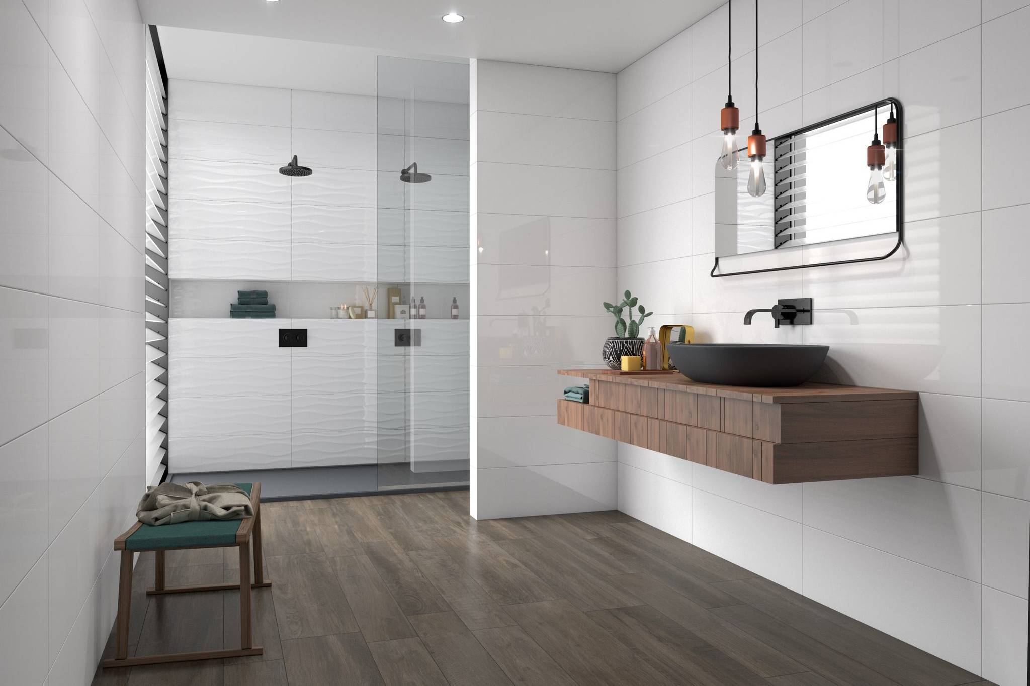 Venezia Blanco Vibe 10x30  and 10x30 | Roma Tile NY