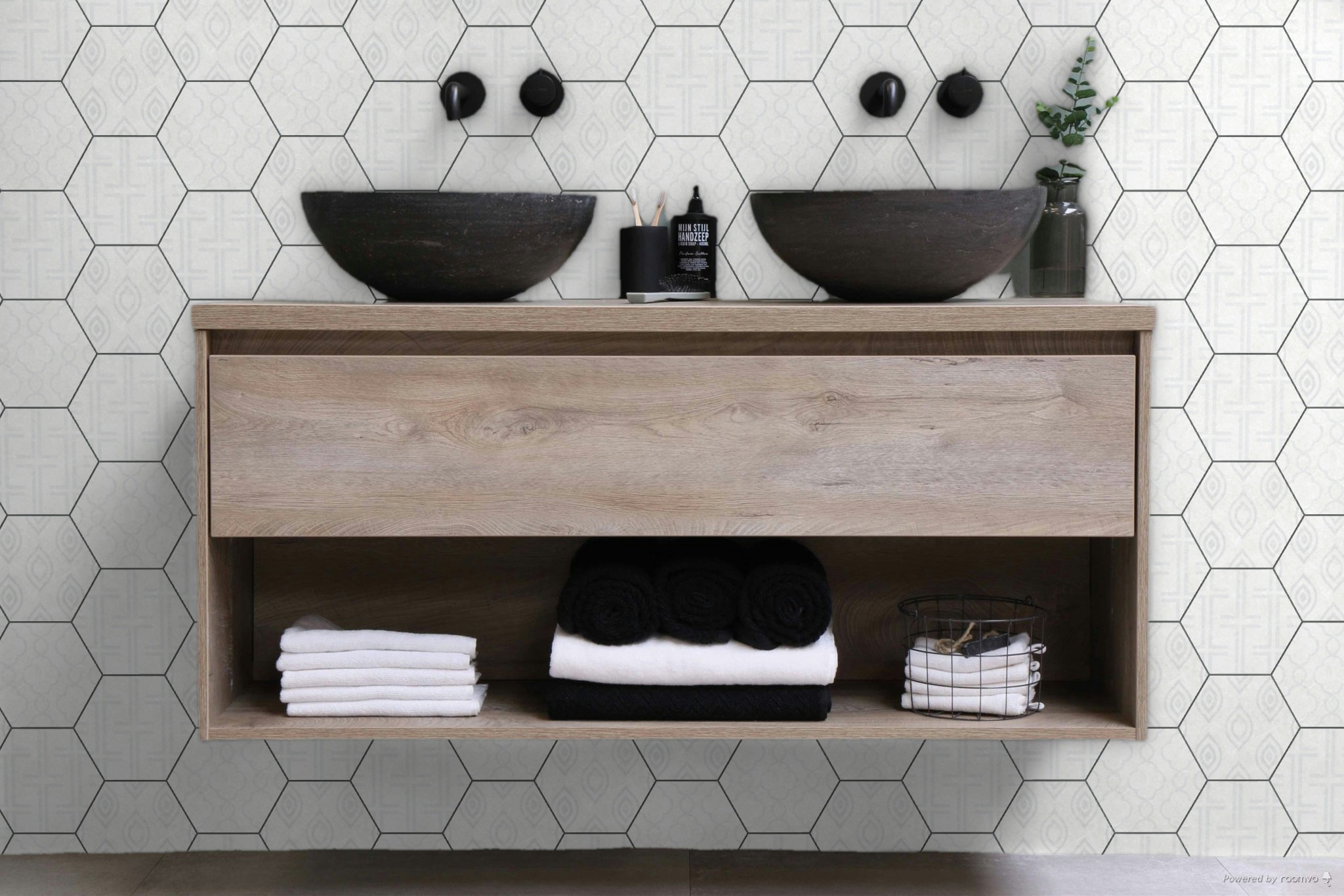 Form 5.5X6.3” White Decor* Hexagon | Roma Tile NY