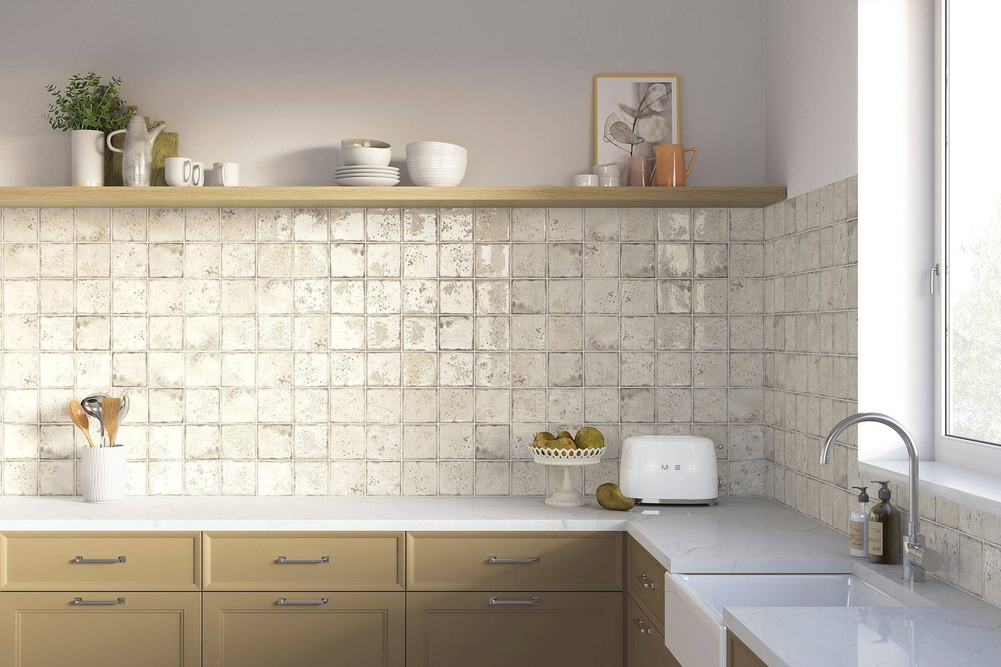 Jamaica Cream 5x5 | Roma Tile NY