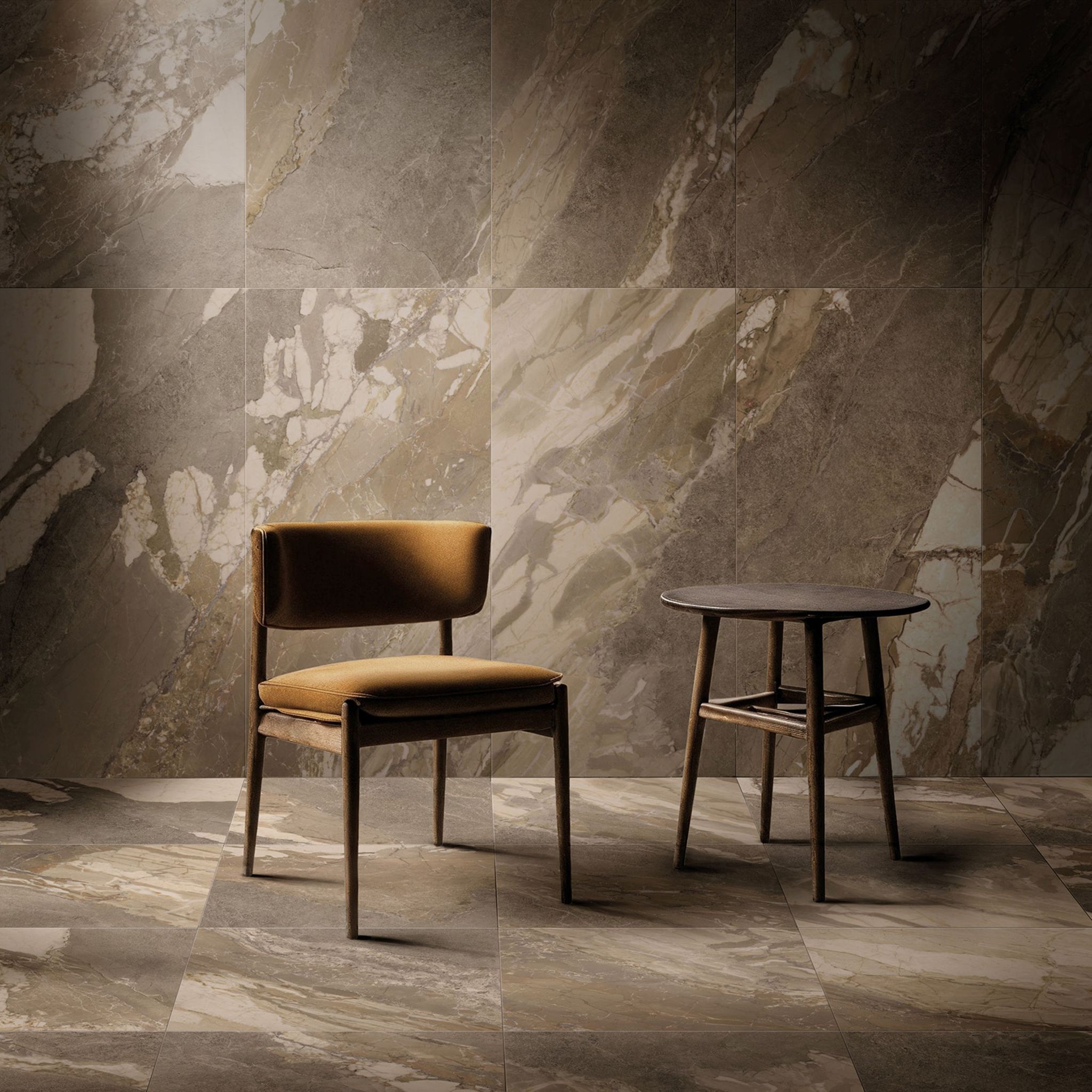Dynasty Taupe Polished/Matte 24x48  | Roma Tile NY