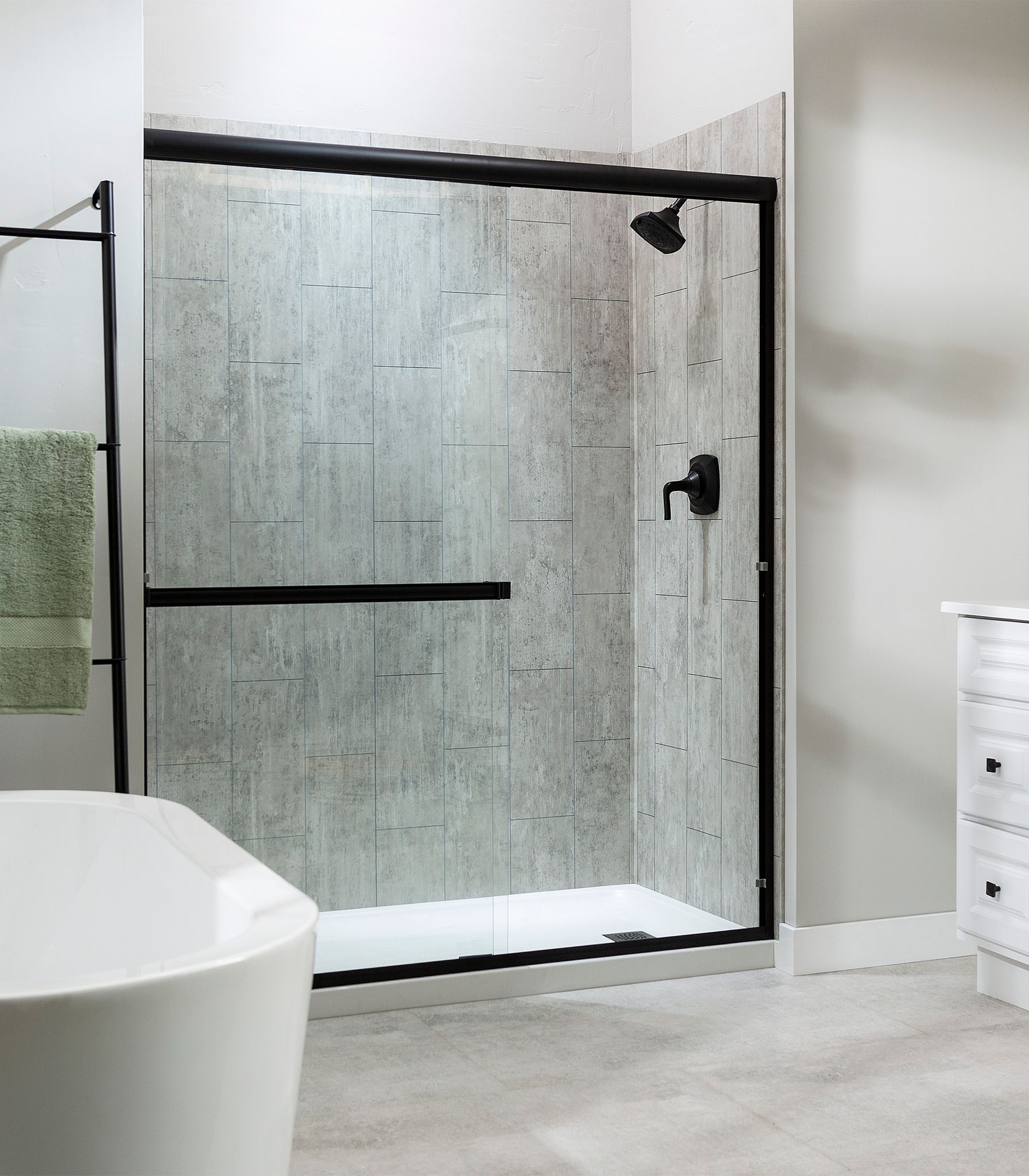 Wind Gust Shower Wall Kit 30x60x78 | Roma Tile NY