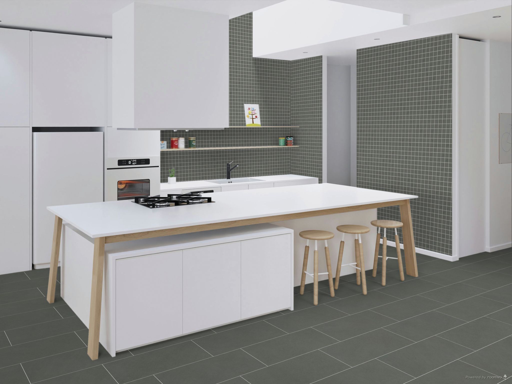 Concord Umber Matte 12x24 & 2x2 | Roma Tile NY