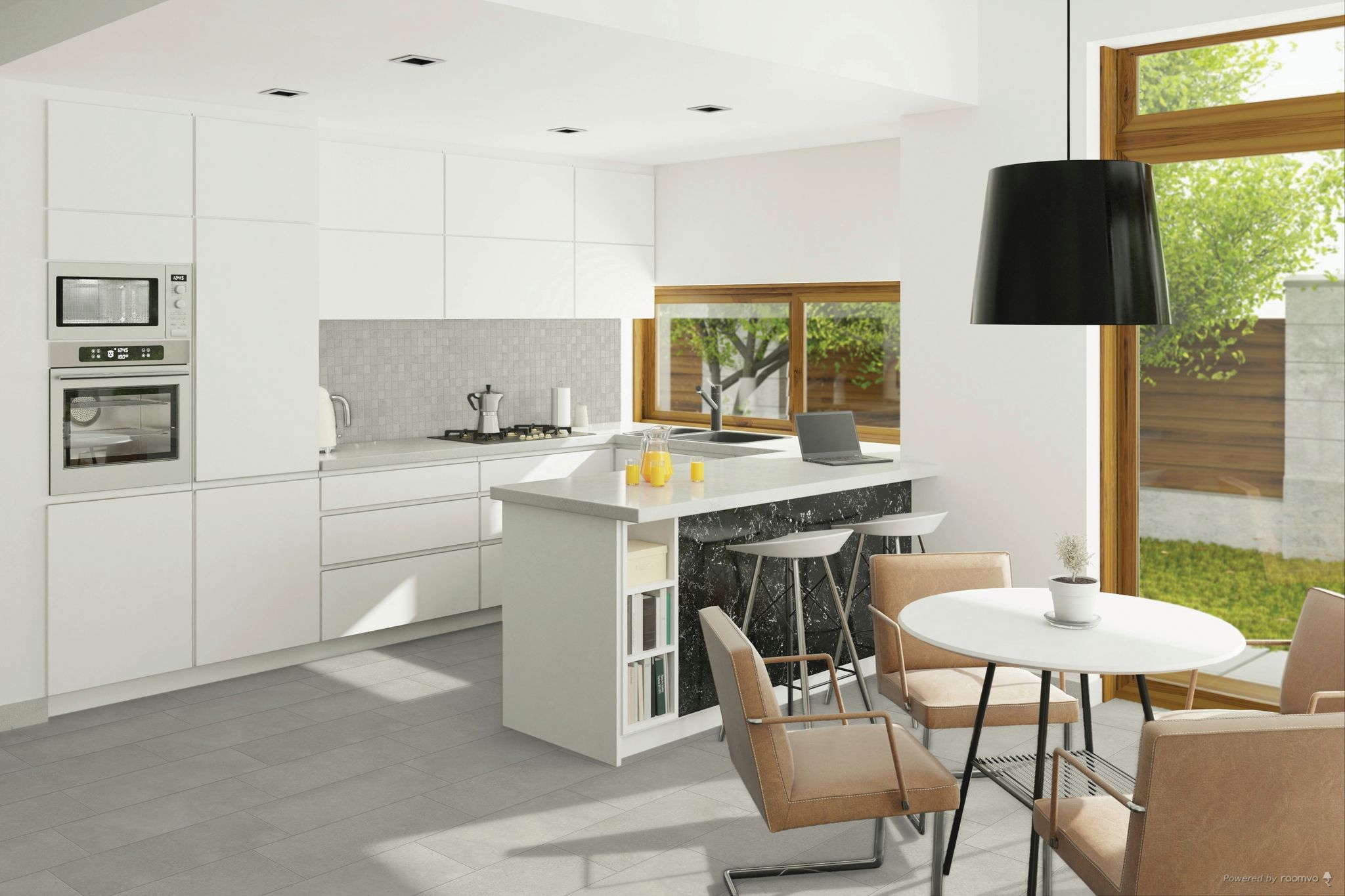Madison 12x24 and 2x2 Glacier Matte 2 | Roma Tile NY