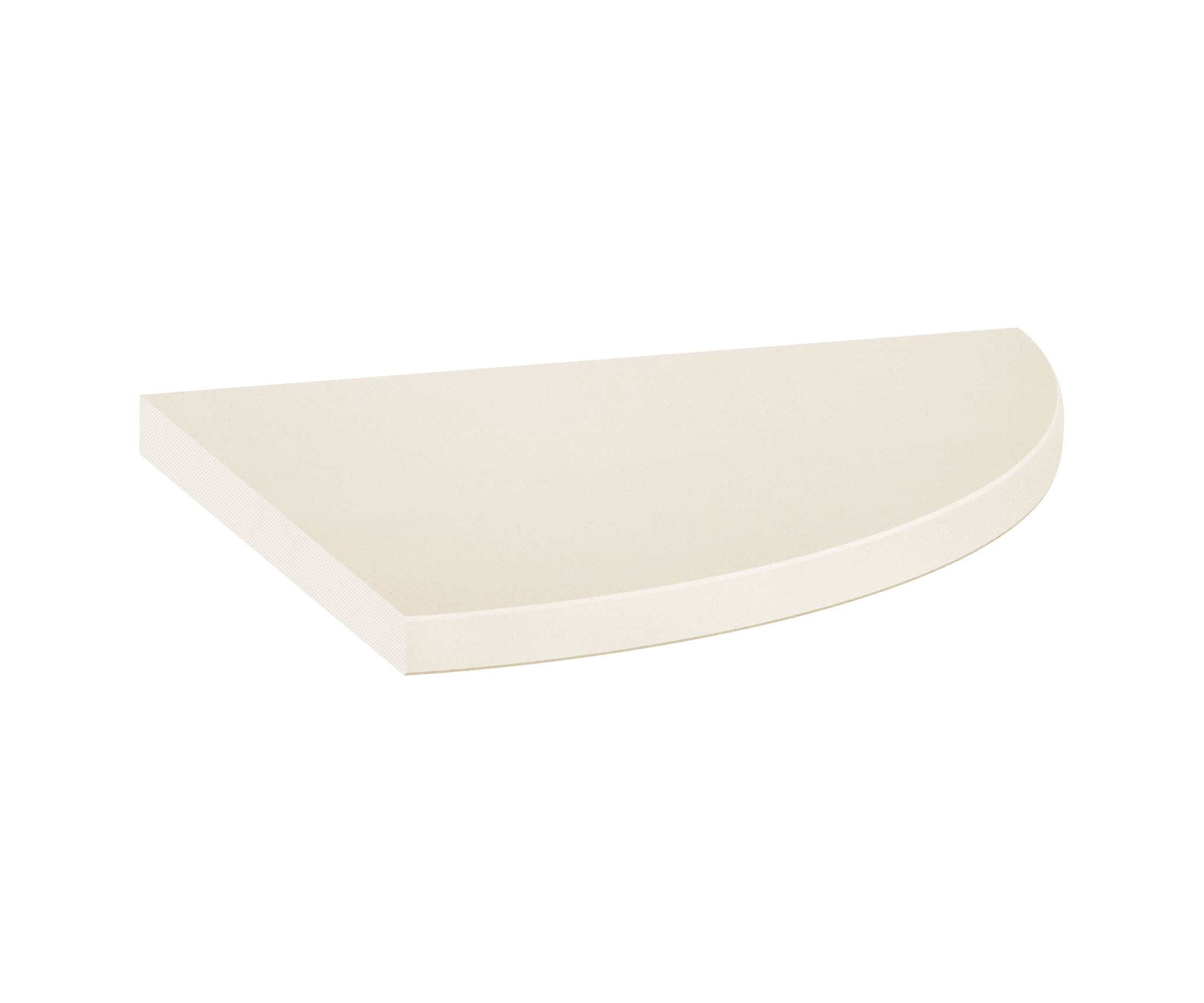 Marmiline Ivory 9x9 Corner Shelf | Roma Tile NY