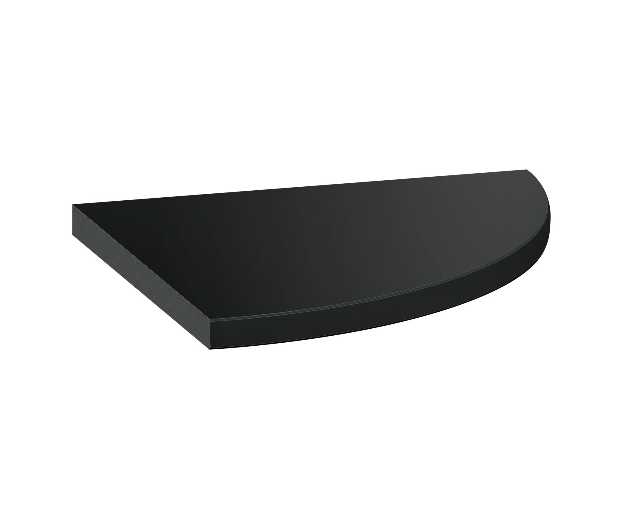 Marmiline Midnight 9x9 Corner Shelf | Roma Tile NY