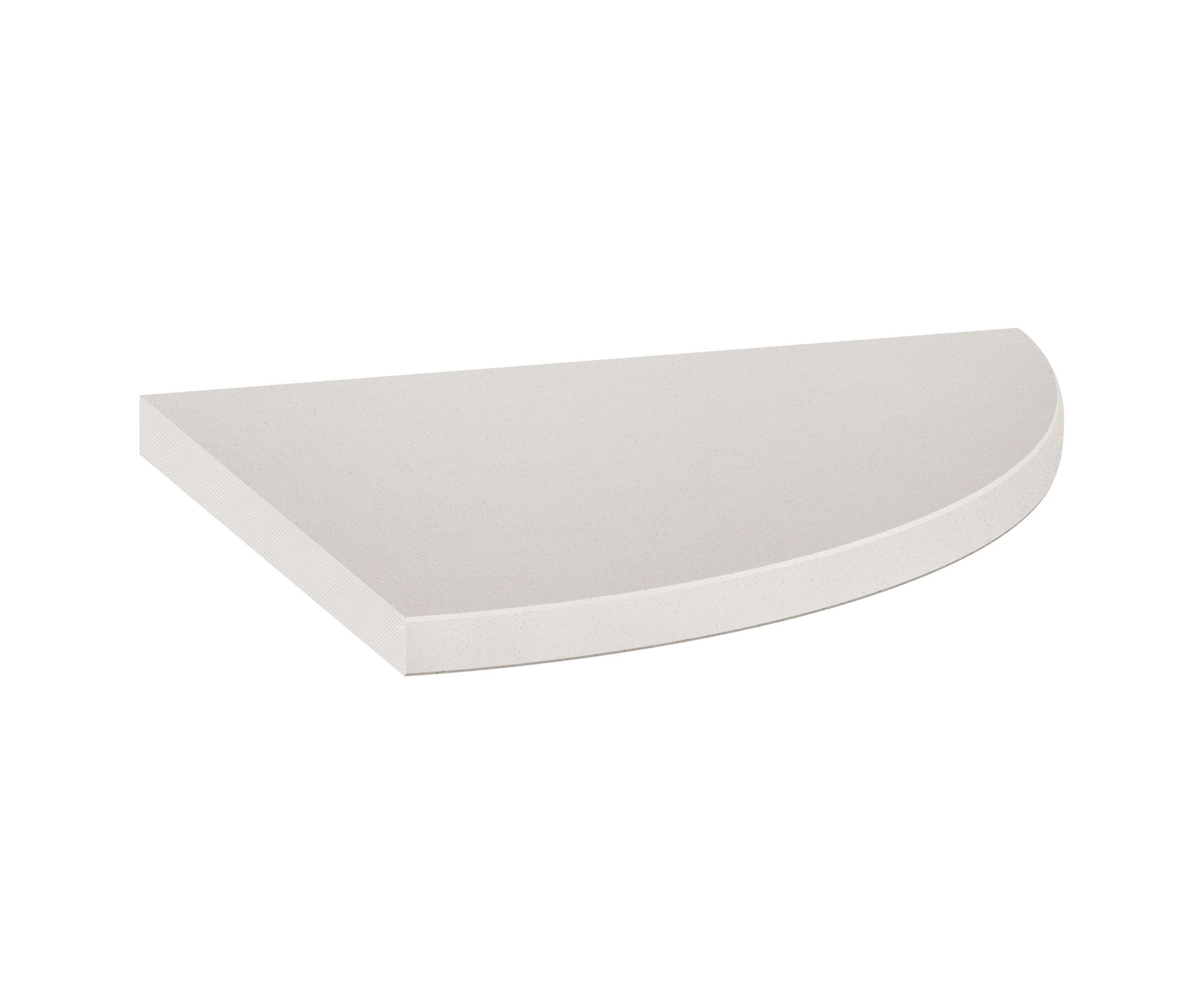 Marmiline Pearl 9x9 Corner Shelf | Roma Tile NY