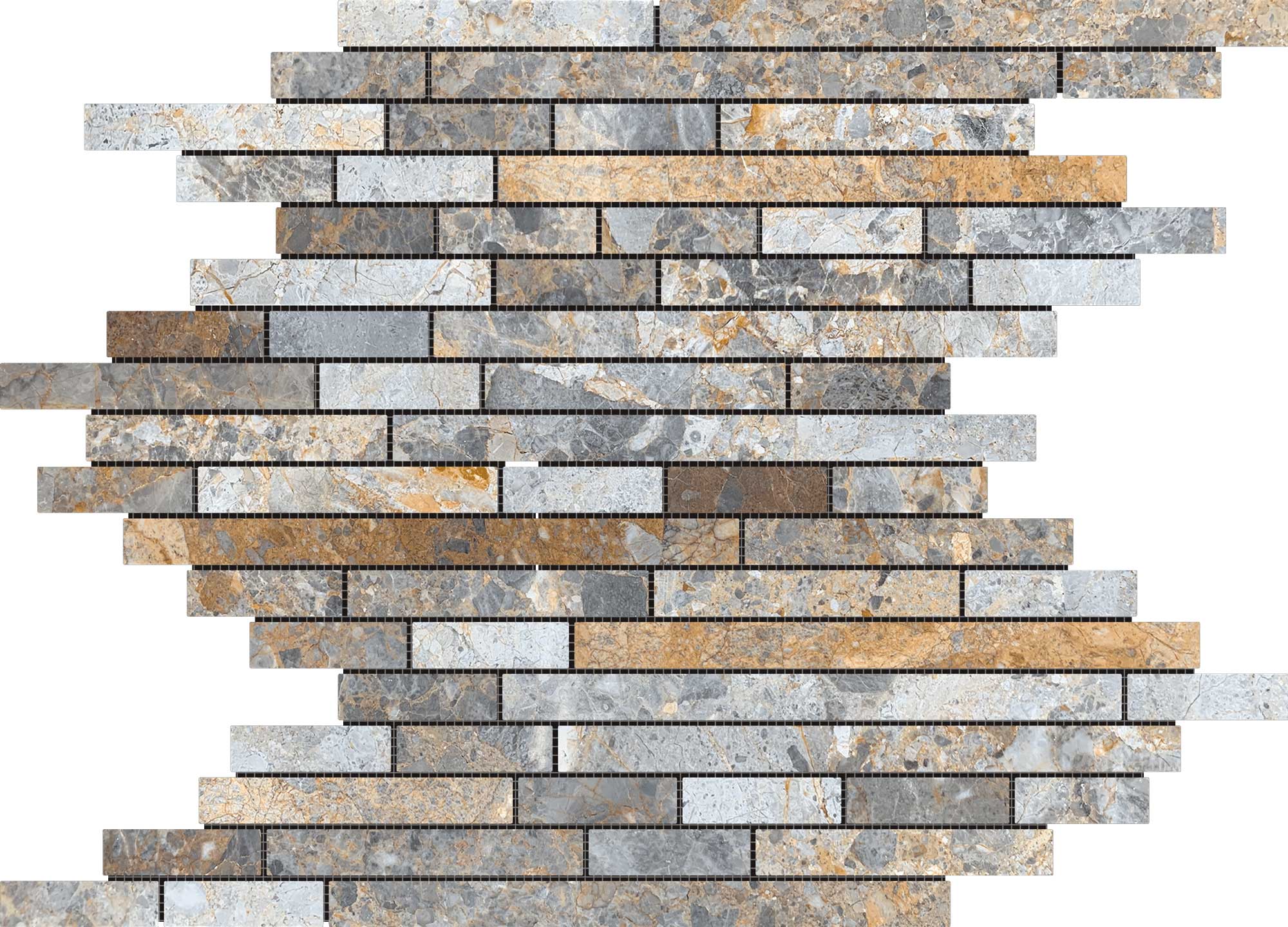 Baguette Royal Vein Mosaic | Roma Tile NY