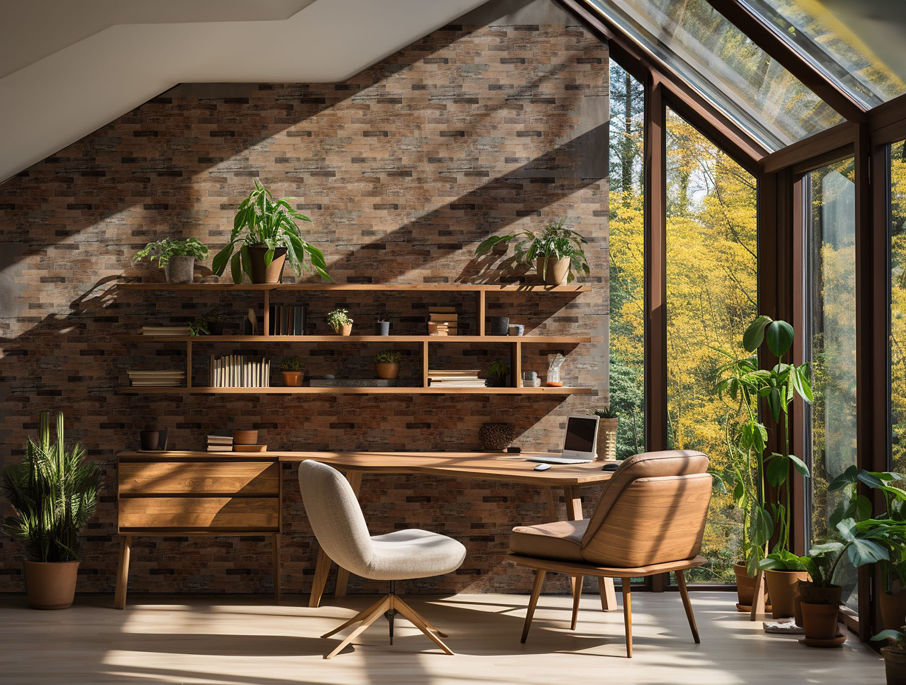 Beige Brown Mix Wood | Roma Tile NY