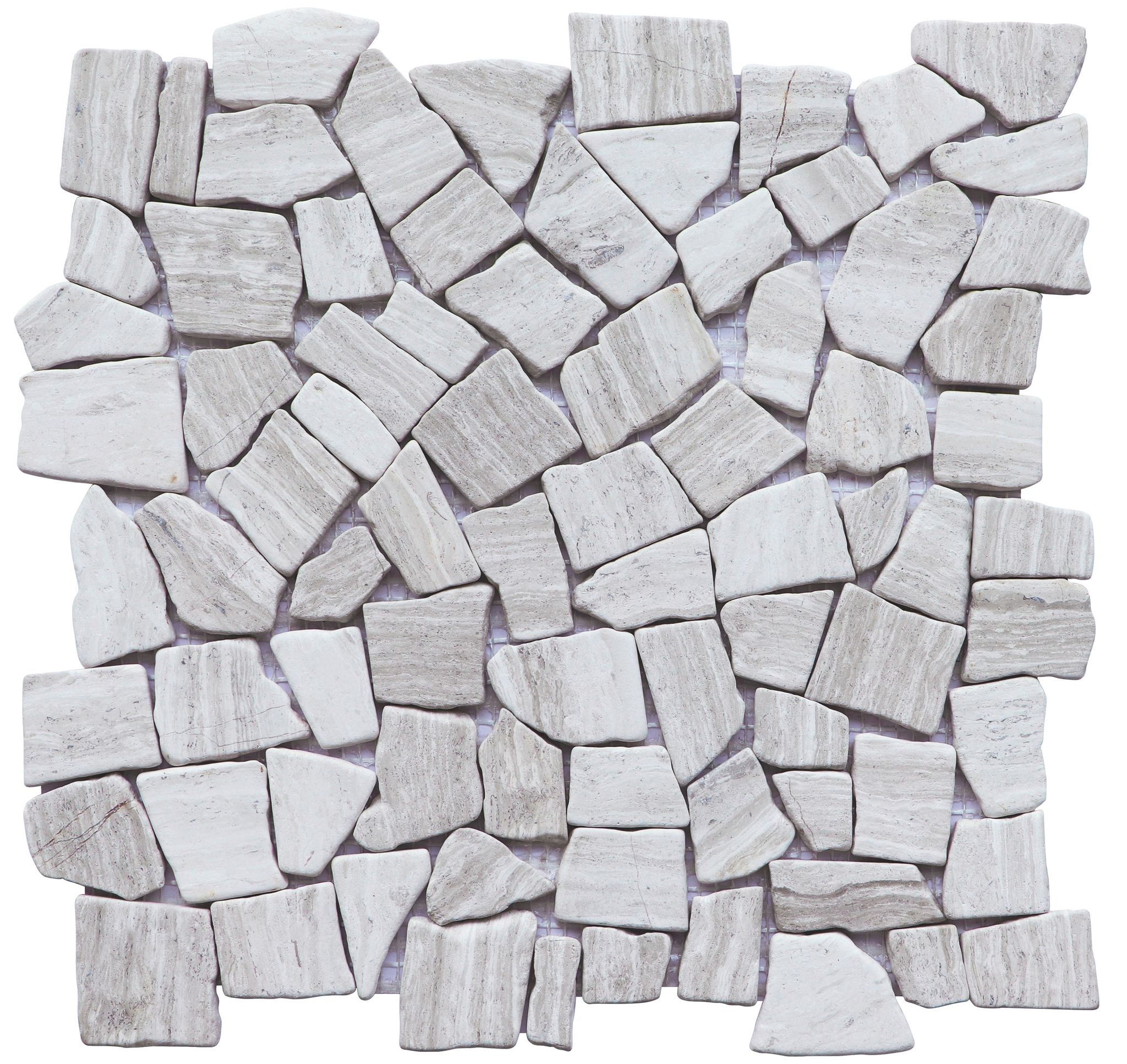 Beige Limestone Matte Mini Opus Interlocking | Roma Tile NY