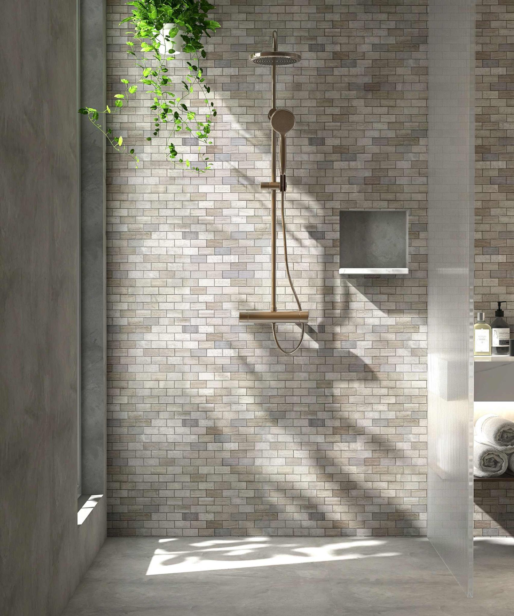 Brick Limestone Multi Finish Grey | Roma Tile NY