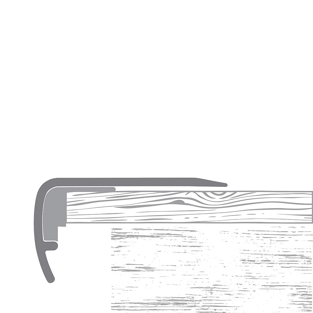 Stairnose 4557-Smoke | Roma Tile NY