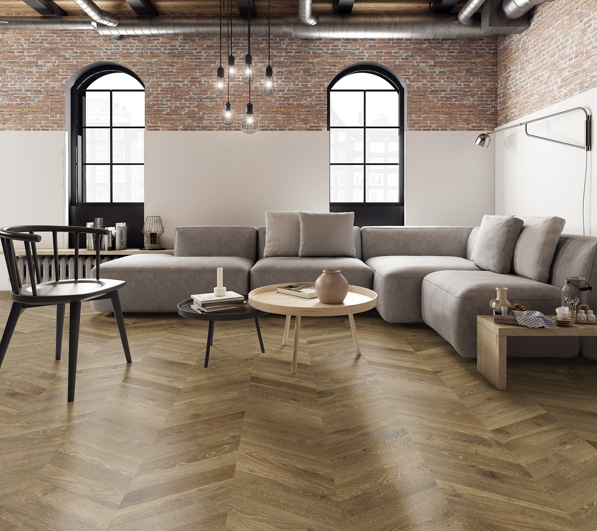 True Earth Chevron 4 | Roma Tile NY