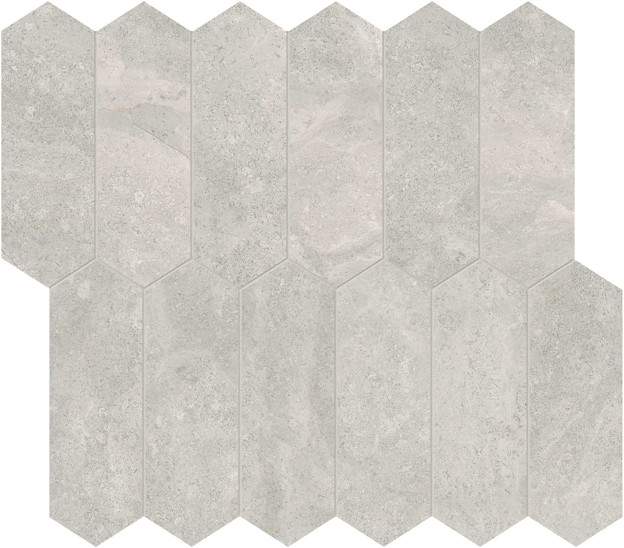 Anciano Grigio 2x6 Picket Mosaic | Roma Tile NY