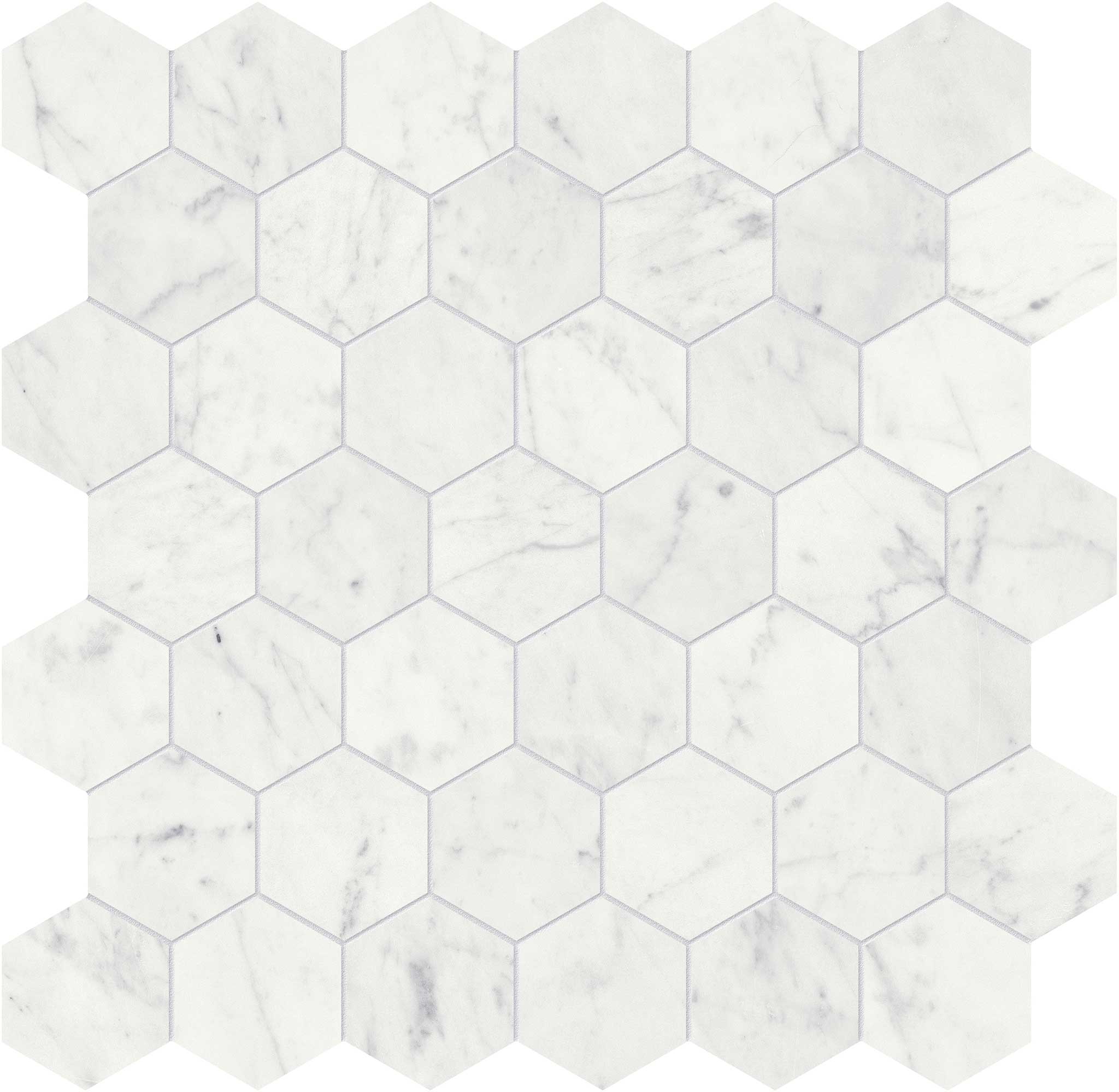 Eterna Bianco 2 Polished Hexagon Mosaic | Roma Tile NY