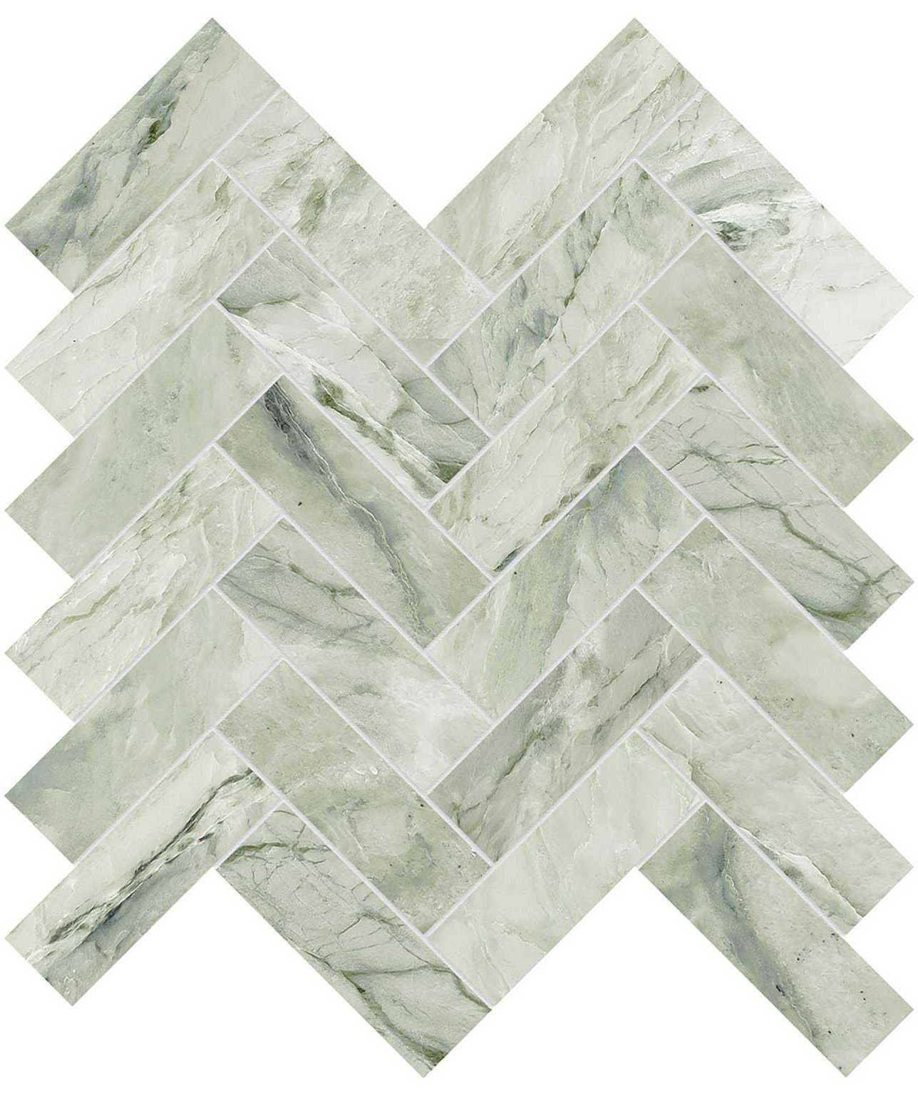 Moscato Argento 1.25x4 Herringbone Mosaic | Roma Tile NY