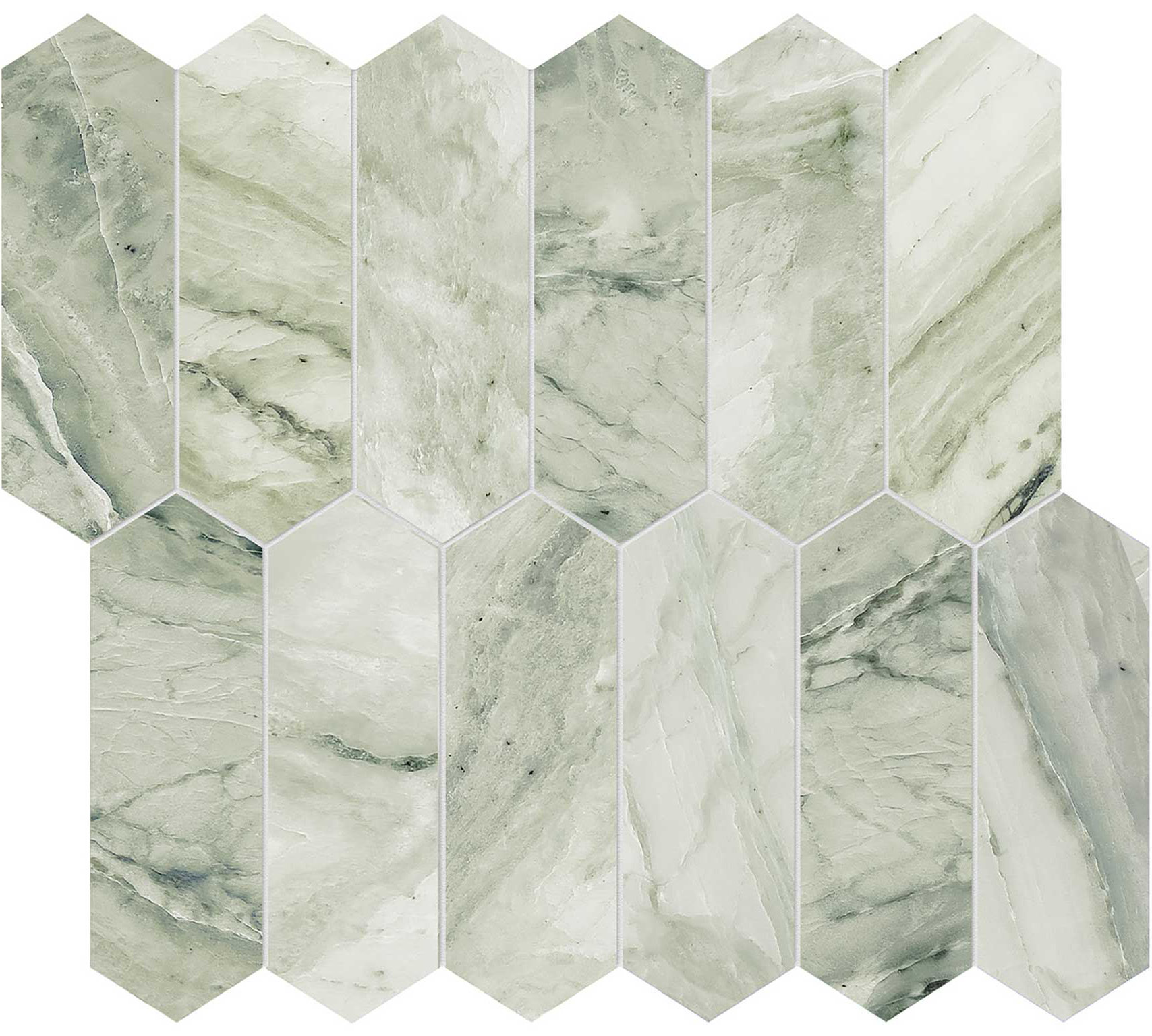 Moscato Argento 2x6 Picket Mosaic | Roma Tile NY