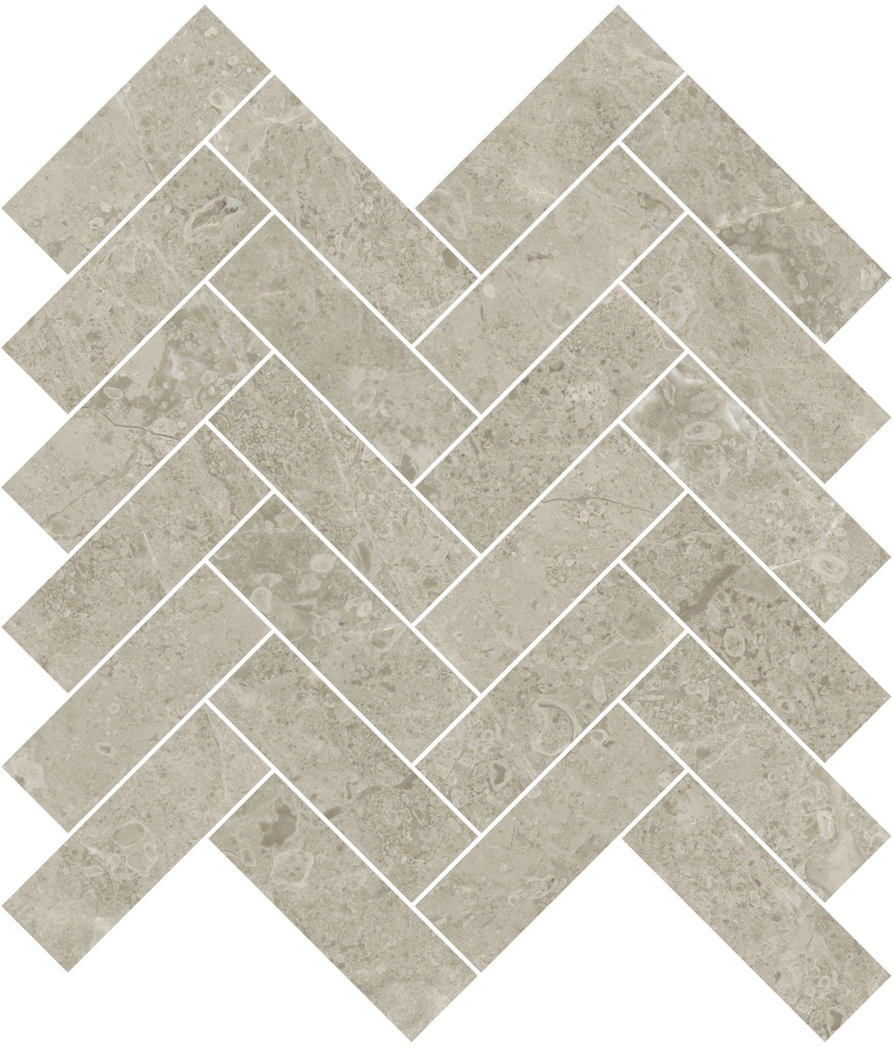 Ritz Gray 1.25x4 Herringbone Mosaic | Roma Tile NY
