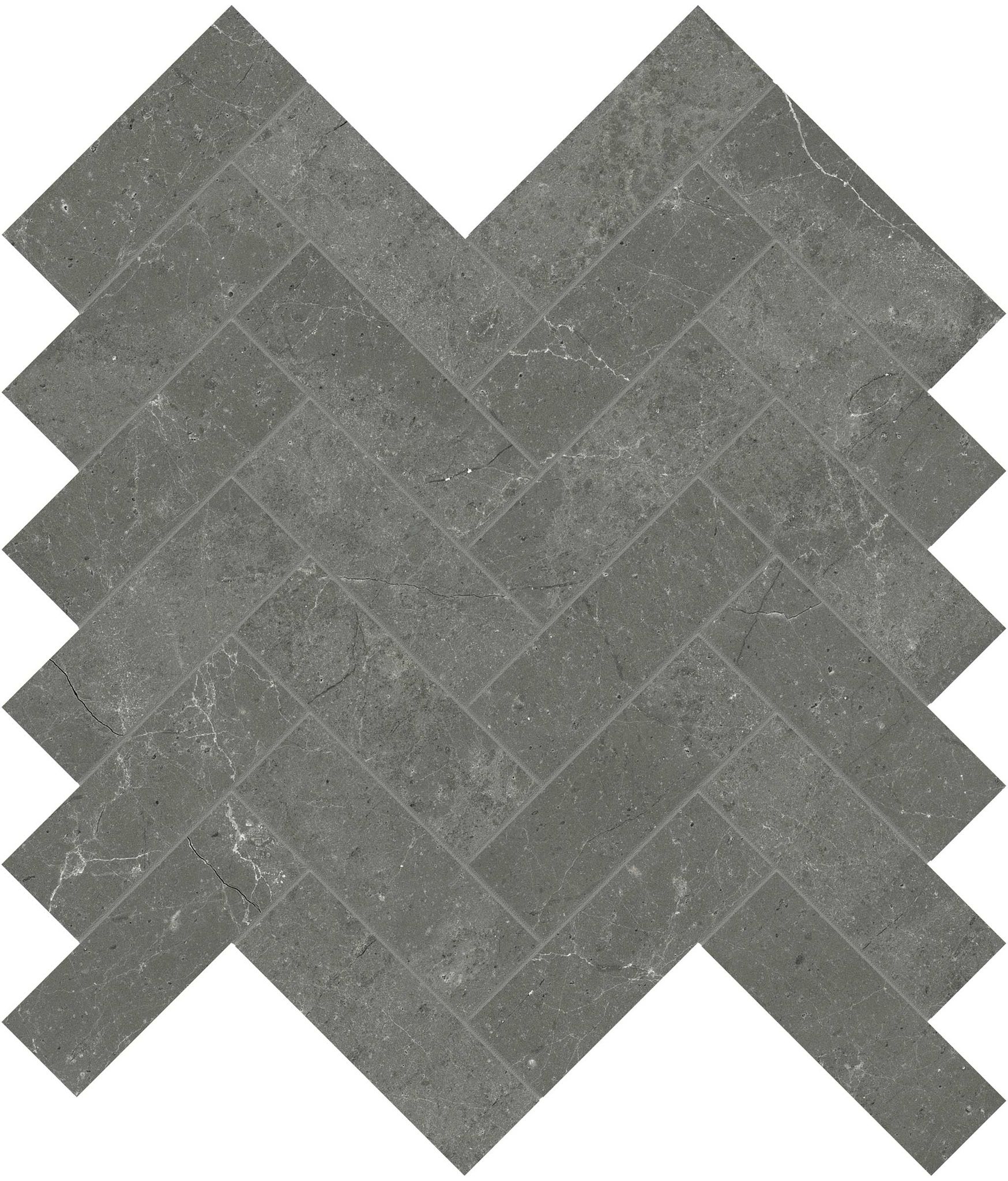 Stark Carbon 1.25x4 Herringbone Mosaic | Roma Tile NY
