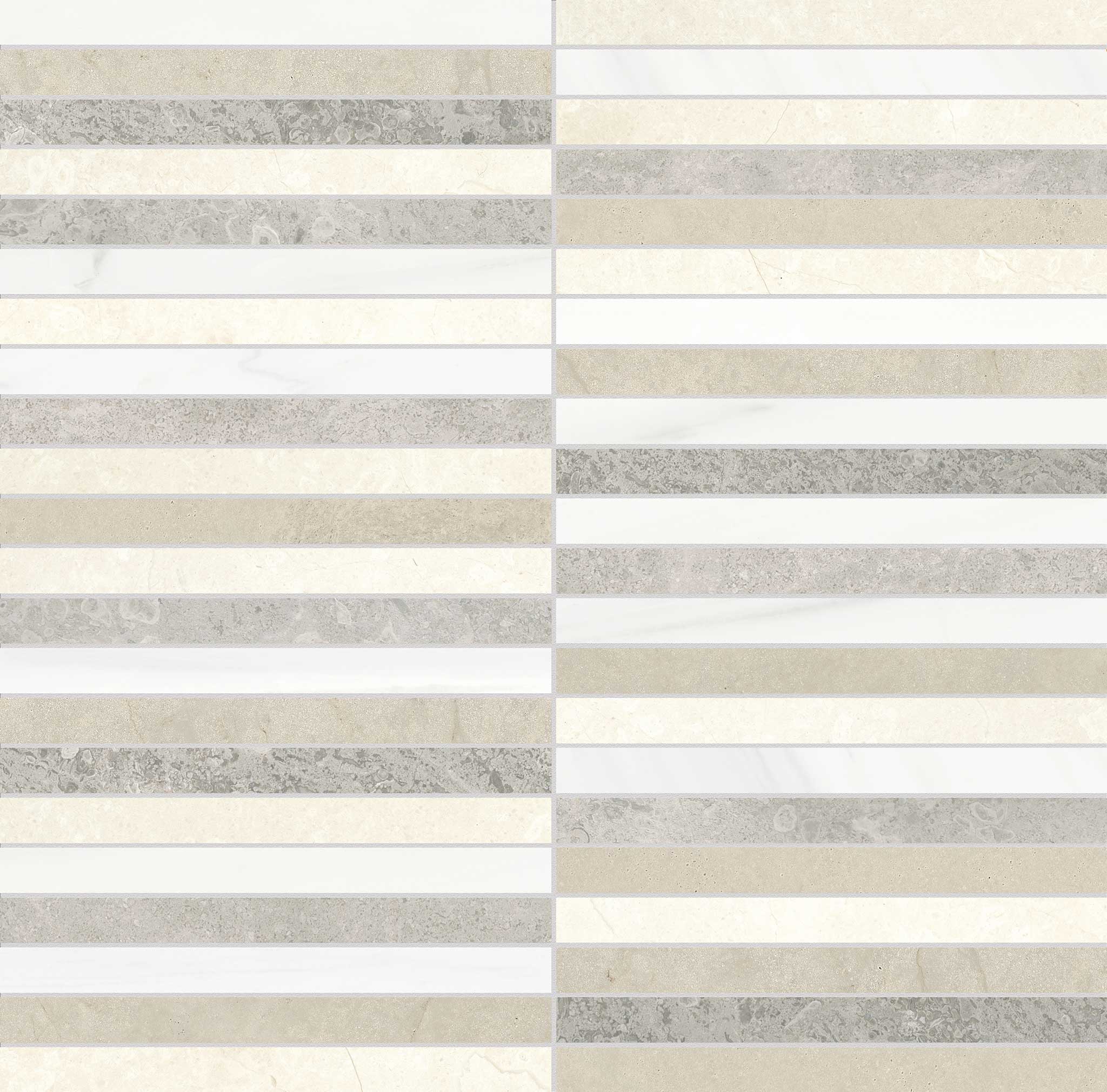 Utopio .5x6 Stacked Dune Mosaic | Roma Tile NY