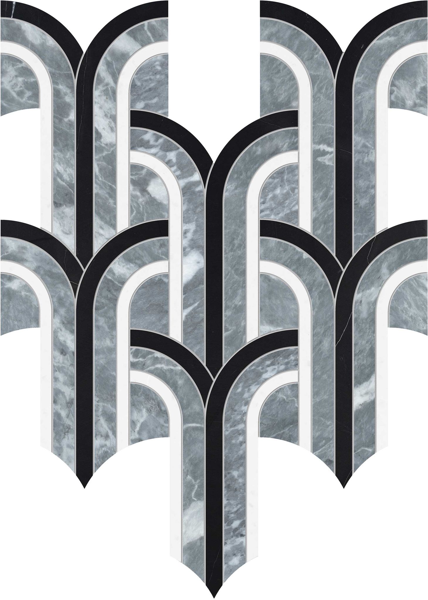 Utopio Florence Monochromo Mosaic | Roma Tile NY