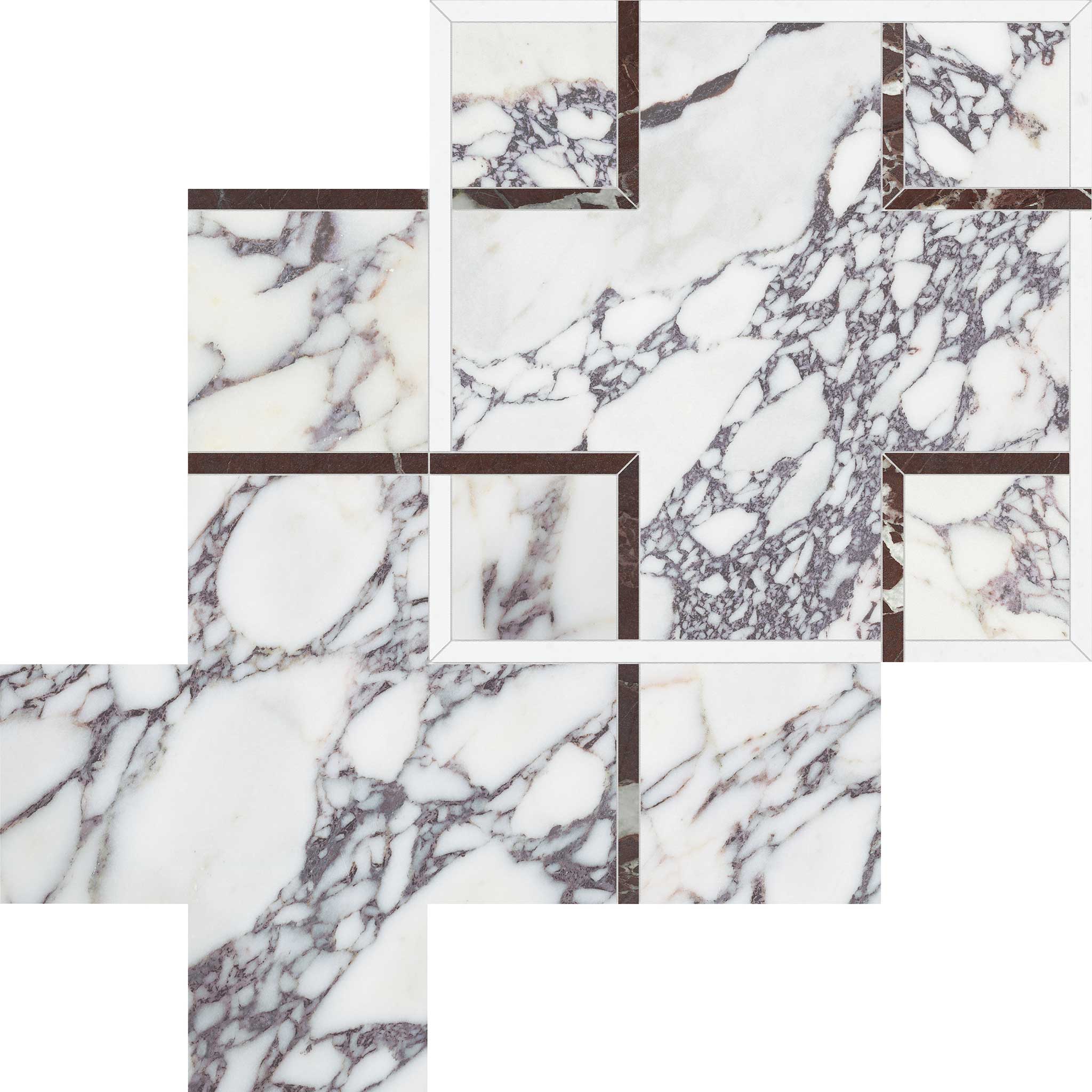 Utopio Schema Orchid Mosaic | Roma Tile NY