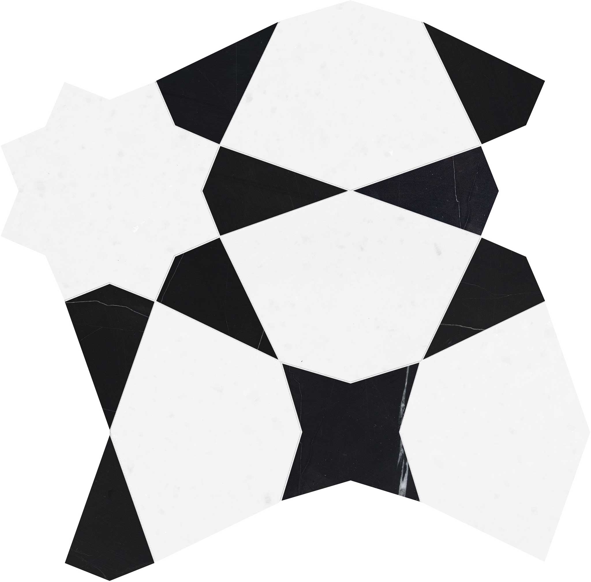 Utopio Stellar Nero Mosaic | Roma Tile NY