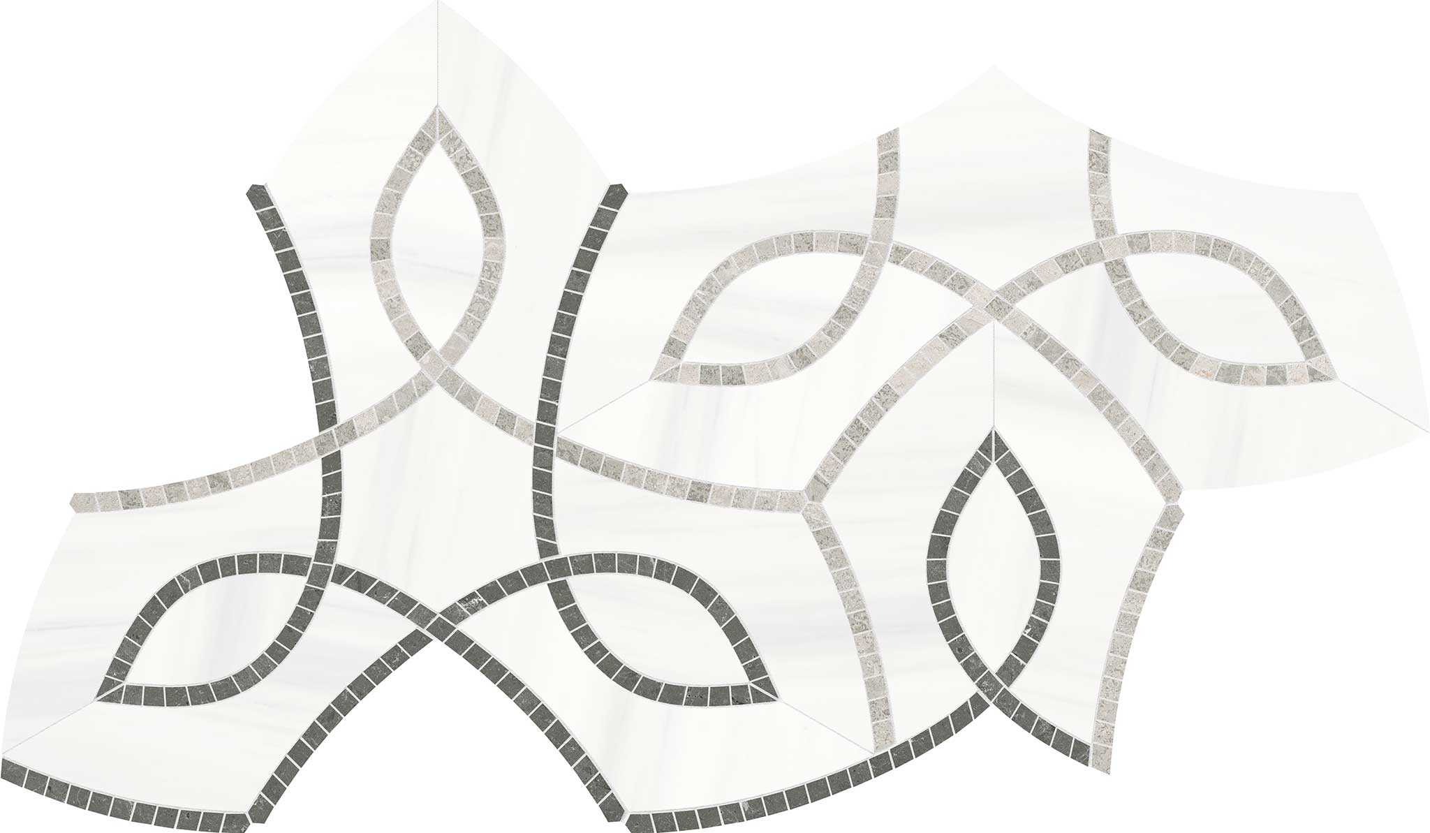 Utopio Vine Mist Mosaic | Roma Tile NY