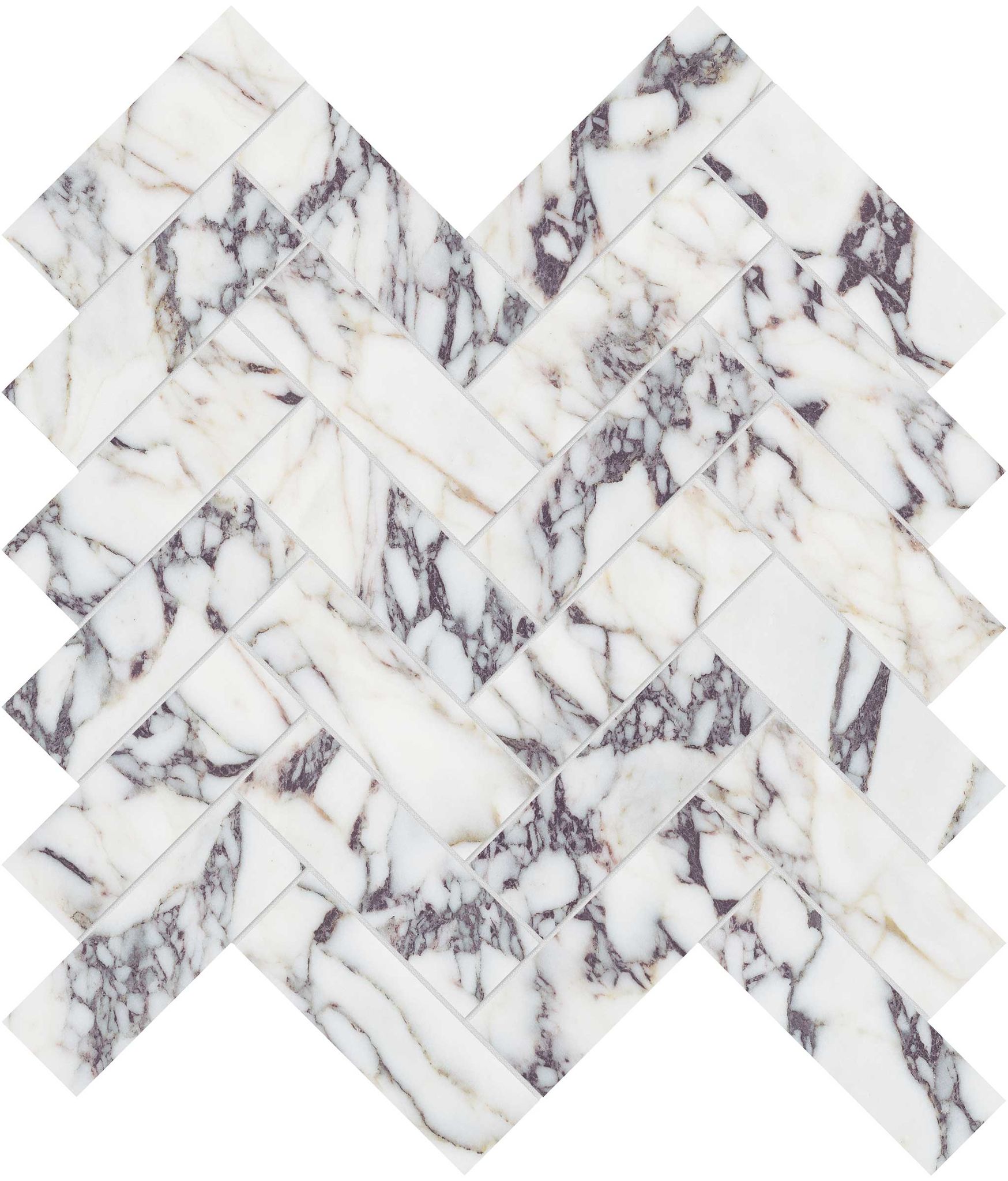 Viola Roccia 1.25x4 Herringbone Mosaic | Roma Tile NY