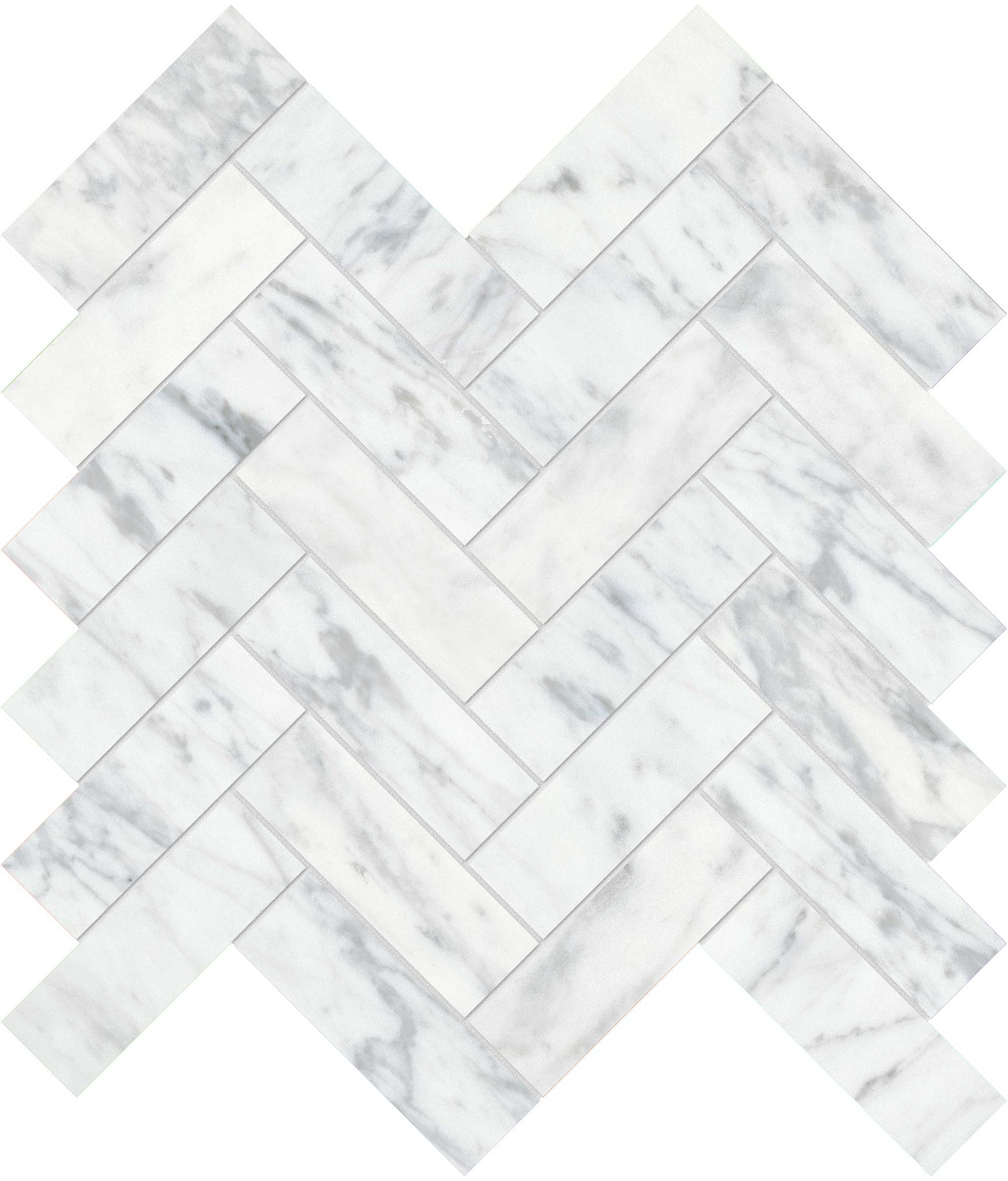 Virtue Bianco 1.25x4 Herringbone Mosaic | Roma Tile NY