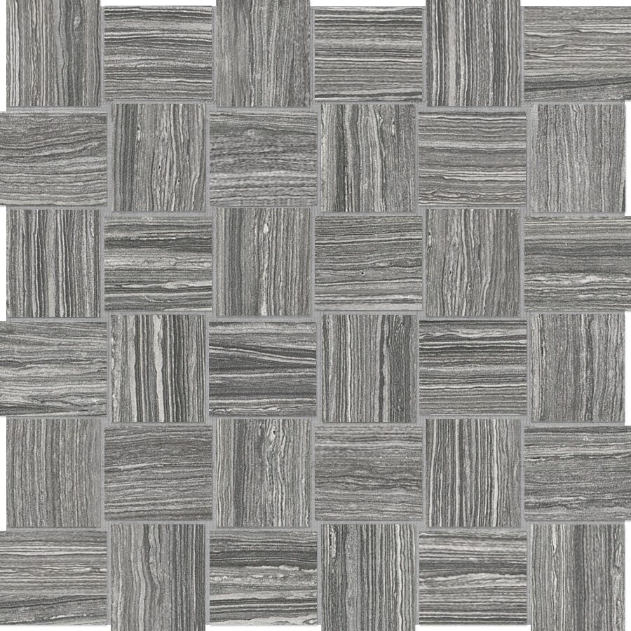 2x2 Carbon Basketweave | Roma Tile NY