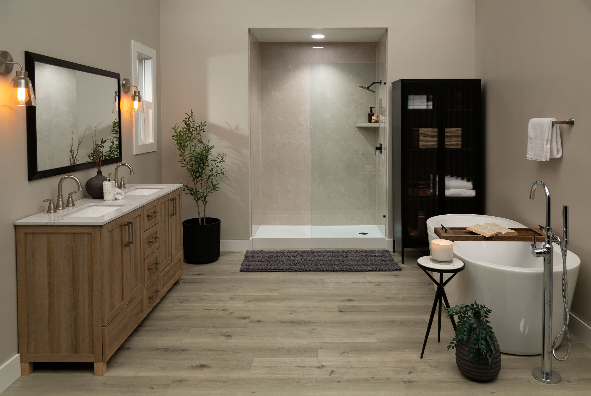 Drift Sand Gloss Shower Wall Kit 36x60x94 | Roma Tile NY