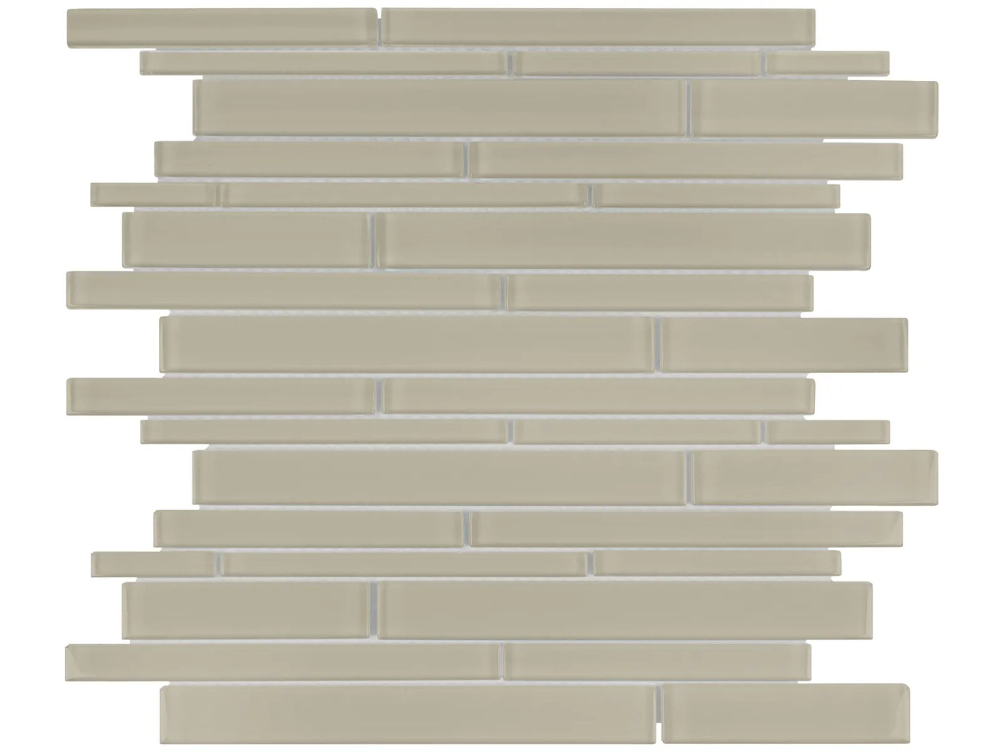 Earth Random Strip Mosaic | Roma Tile NY