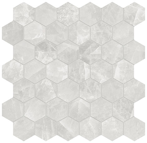 Royal Stoneworks 2" Crystal Luxe Hex | Roma Tile NY