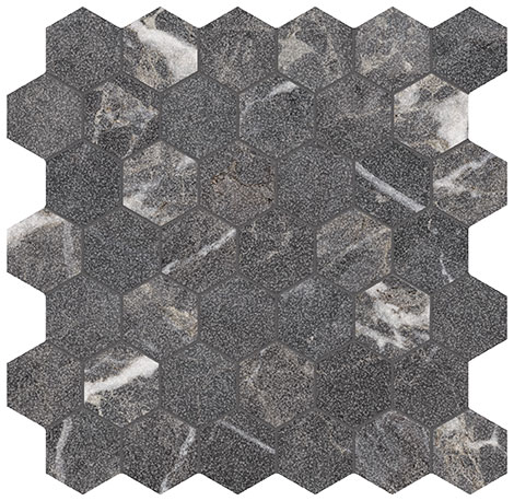 Royal Stoneworks 2" Tuscan Forge Vein Hex | Roma Tile NY