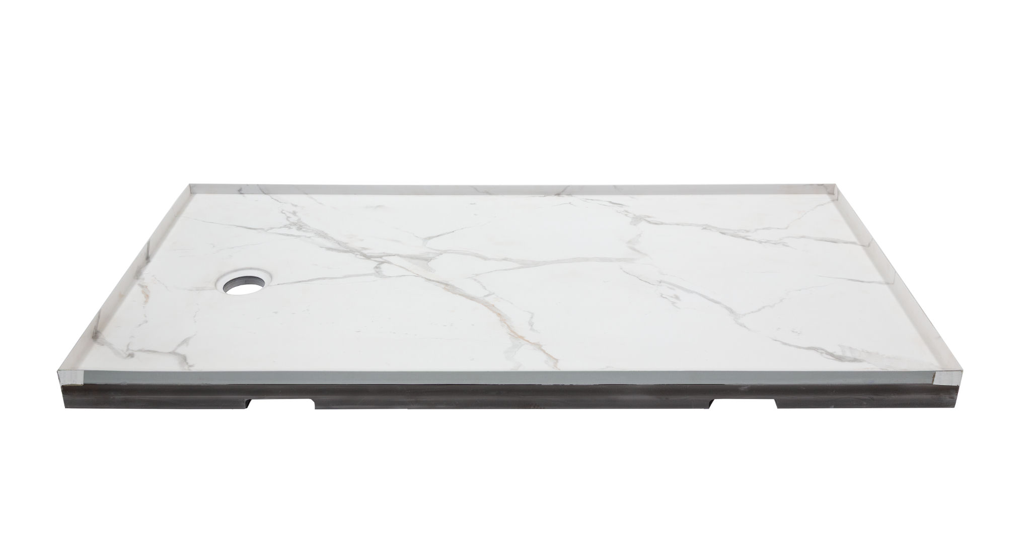 Shower Pan 30x60 Bianco Marble | Roma Tile NY