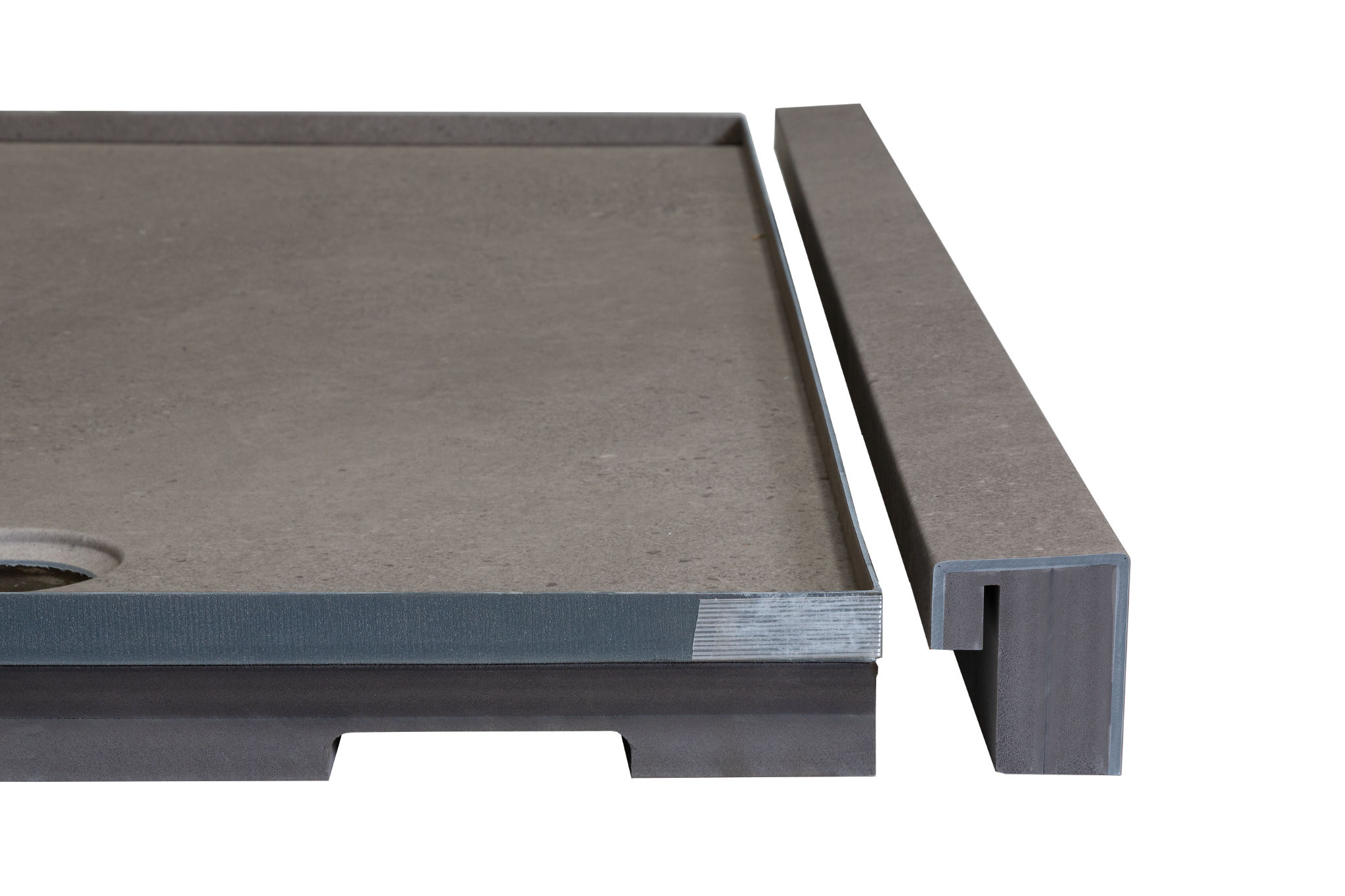 Shower Pan 30x60 Concrete Sand | Roma Tile NY