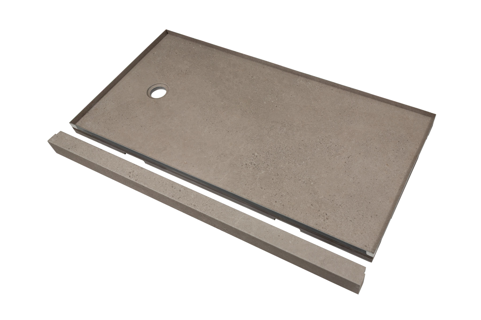 Shower Pan 30x60 Concrete Sand | Roma Tile NY